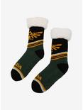 The Legend Of Zelda Royal Crest Cozy Slipper Socks, , alternate