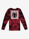 Marvel Spider-Man Tie-Dye Long Sleeve T-Shirt - BoxLunch Exclusive, RED, alternate