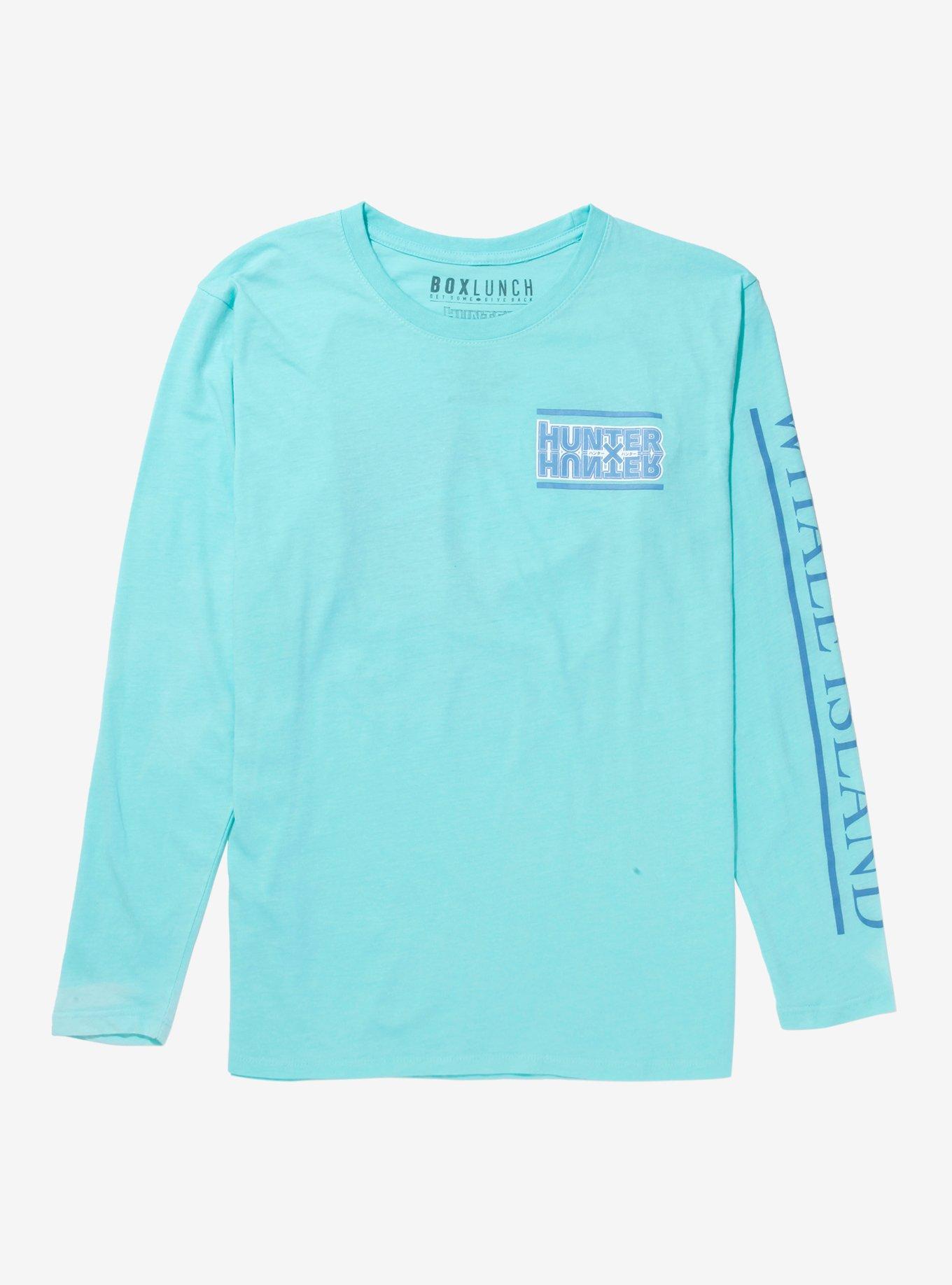 Hunter x Hunter Whale Island Long Sleeve T-Shirt - BoxLunch Exclusive, TURQ, alternate