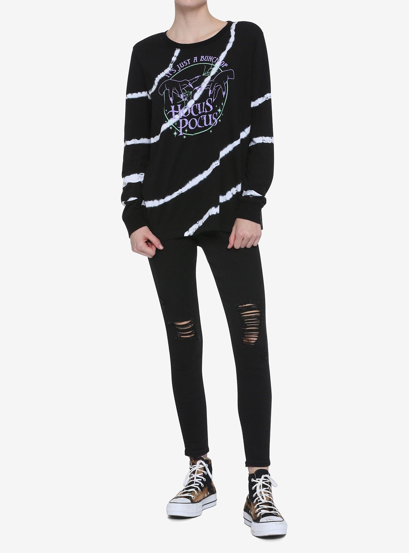 Her Universe Disney Hocus Pocus Tie-Dye Girls Long-Sleeve T-Shirt, MULTI, alternate