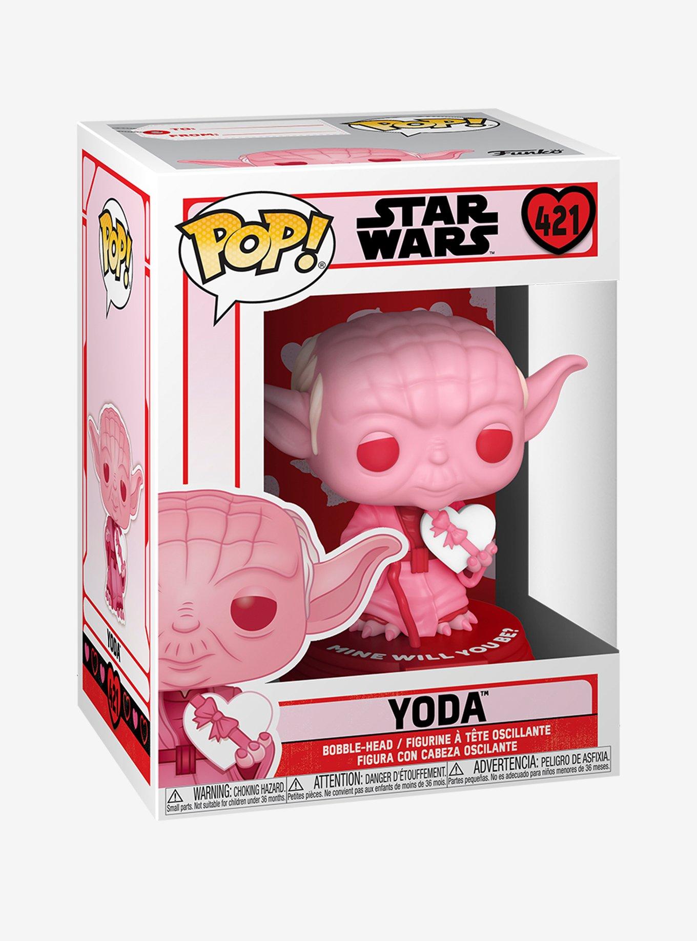 Funko Pop! Star Wars Yoda (Valentine's Day) Vinyl Bobble-Head, , alternate