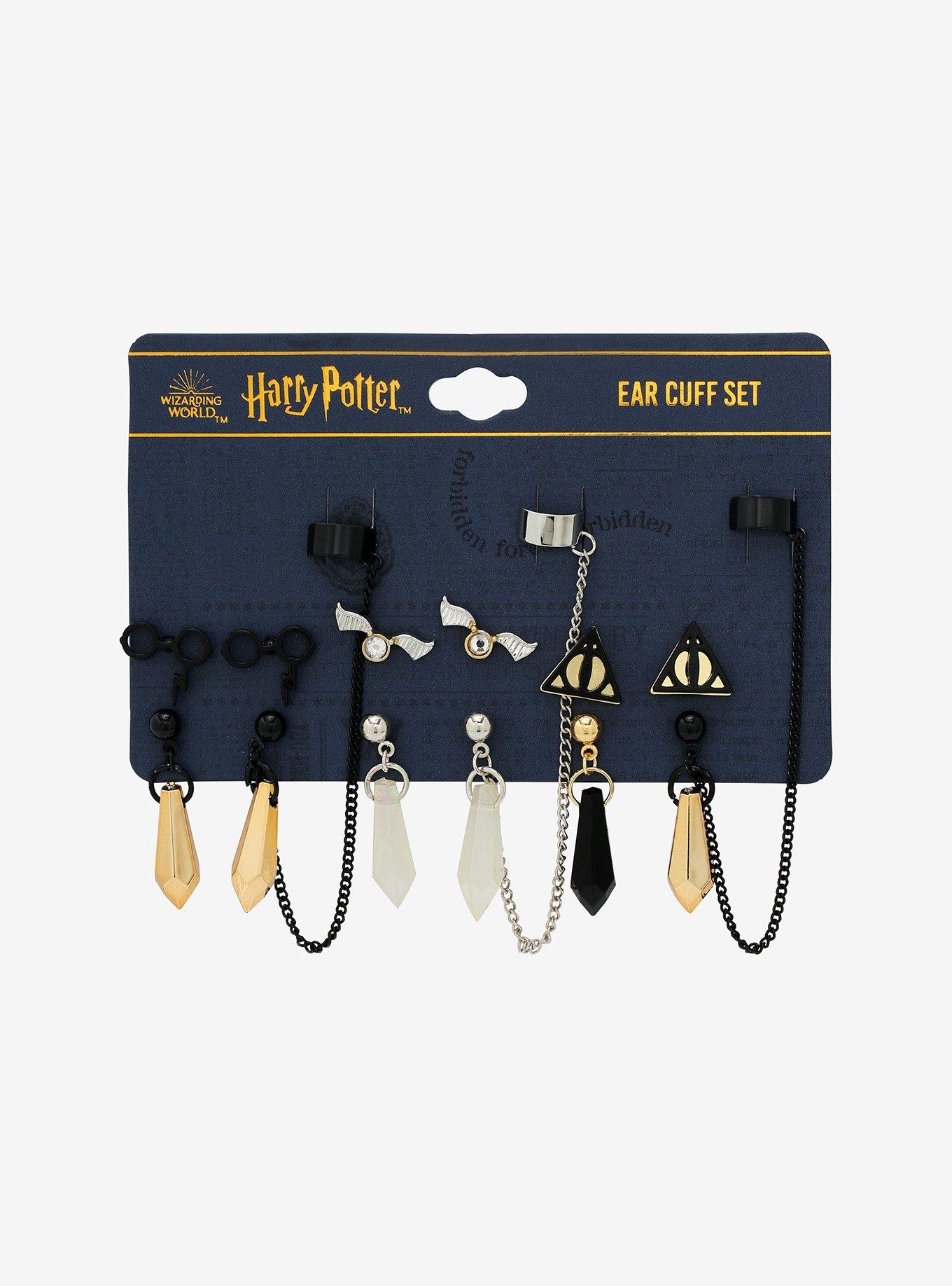 Harry Potter Mismatch Cuff Earring Set, , alternate