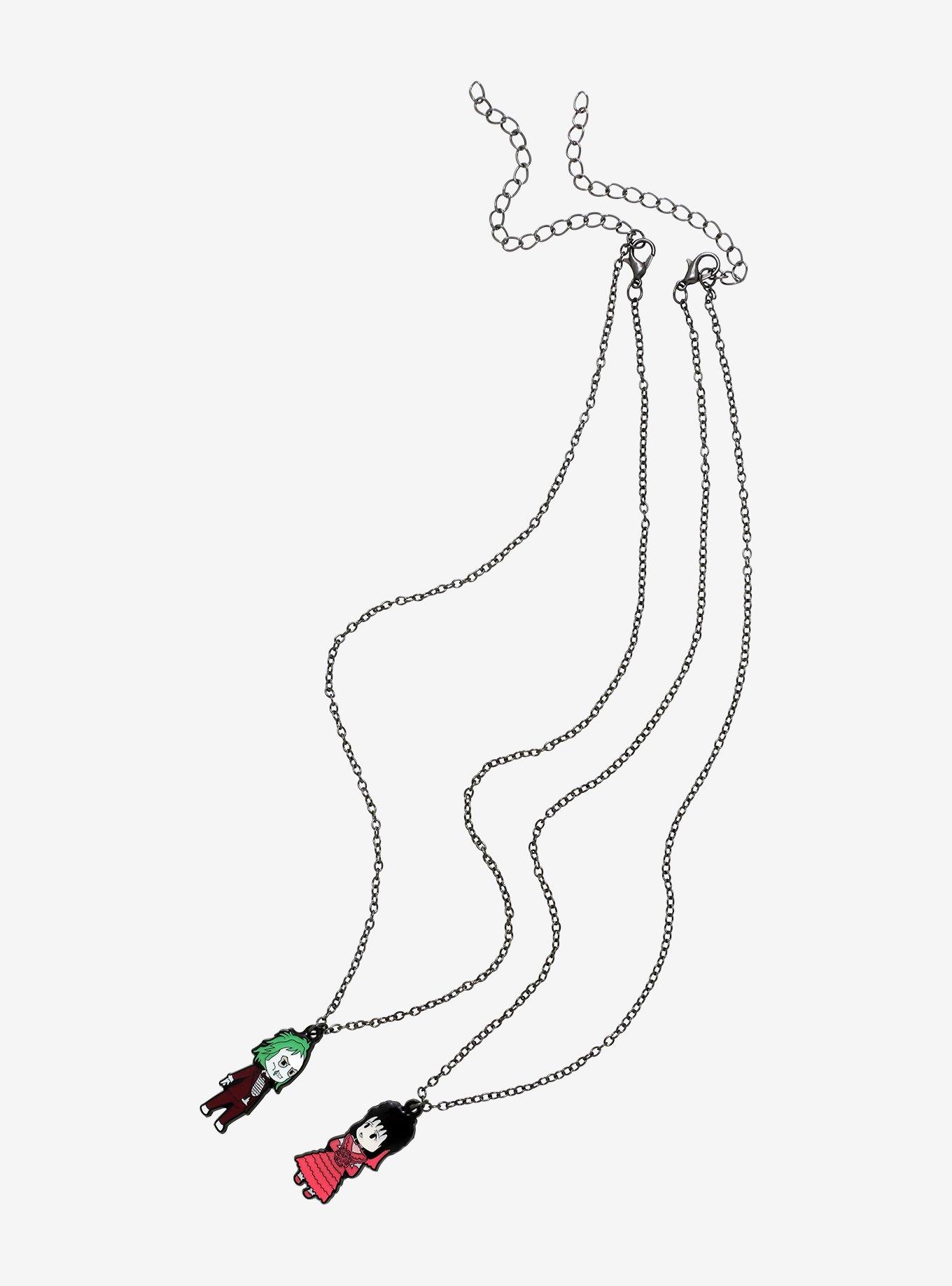Beetlejuice Pastel Chibi Best Friend Necklace Set, , alternate