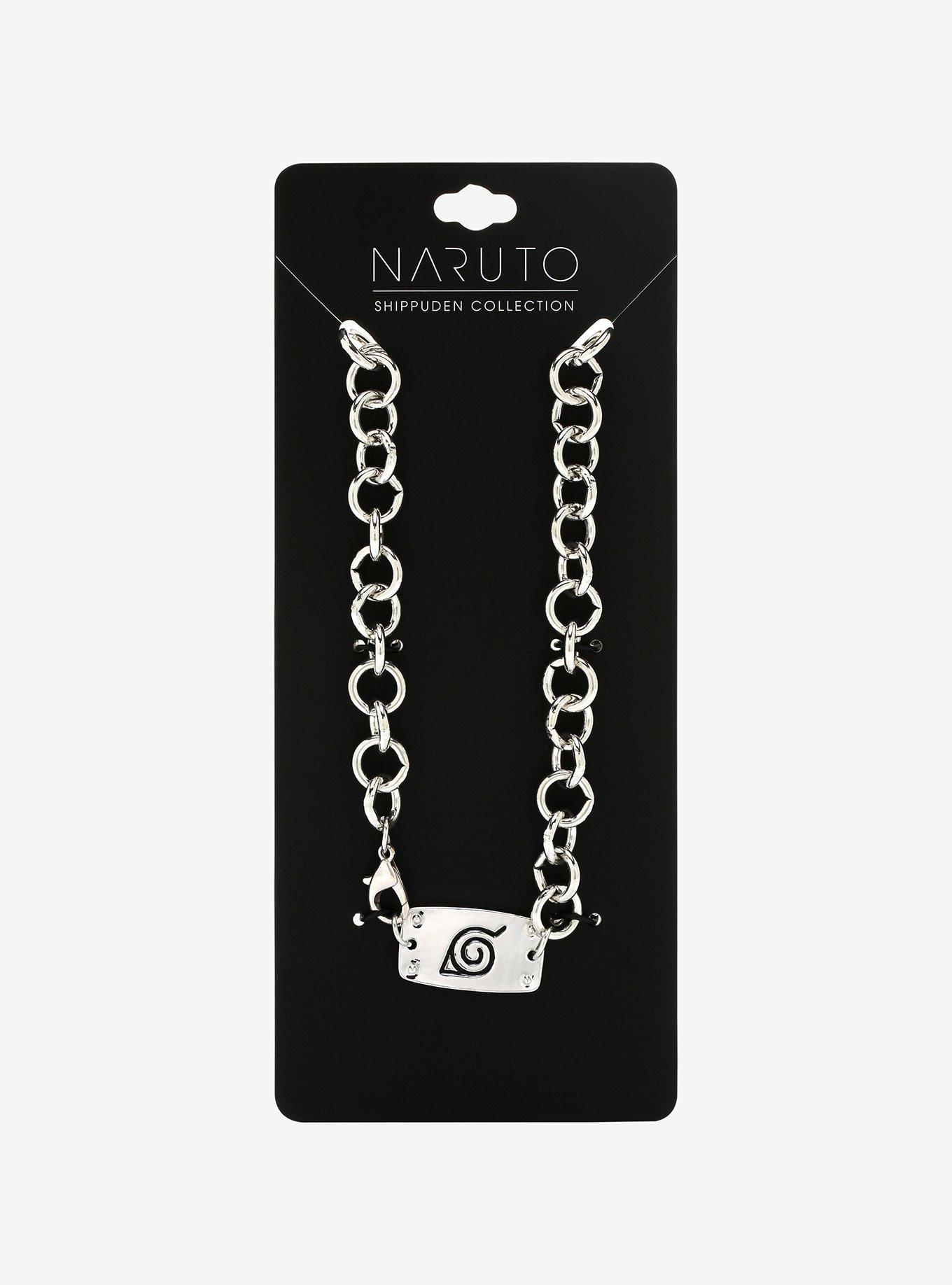 Naruto Shippuden Hidden Leaf Village Chain Necklace, , alternate