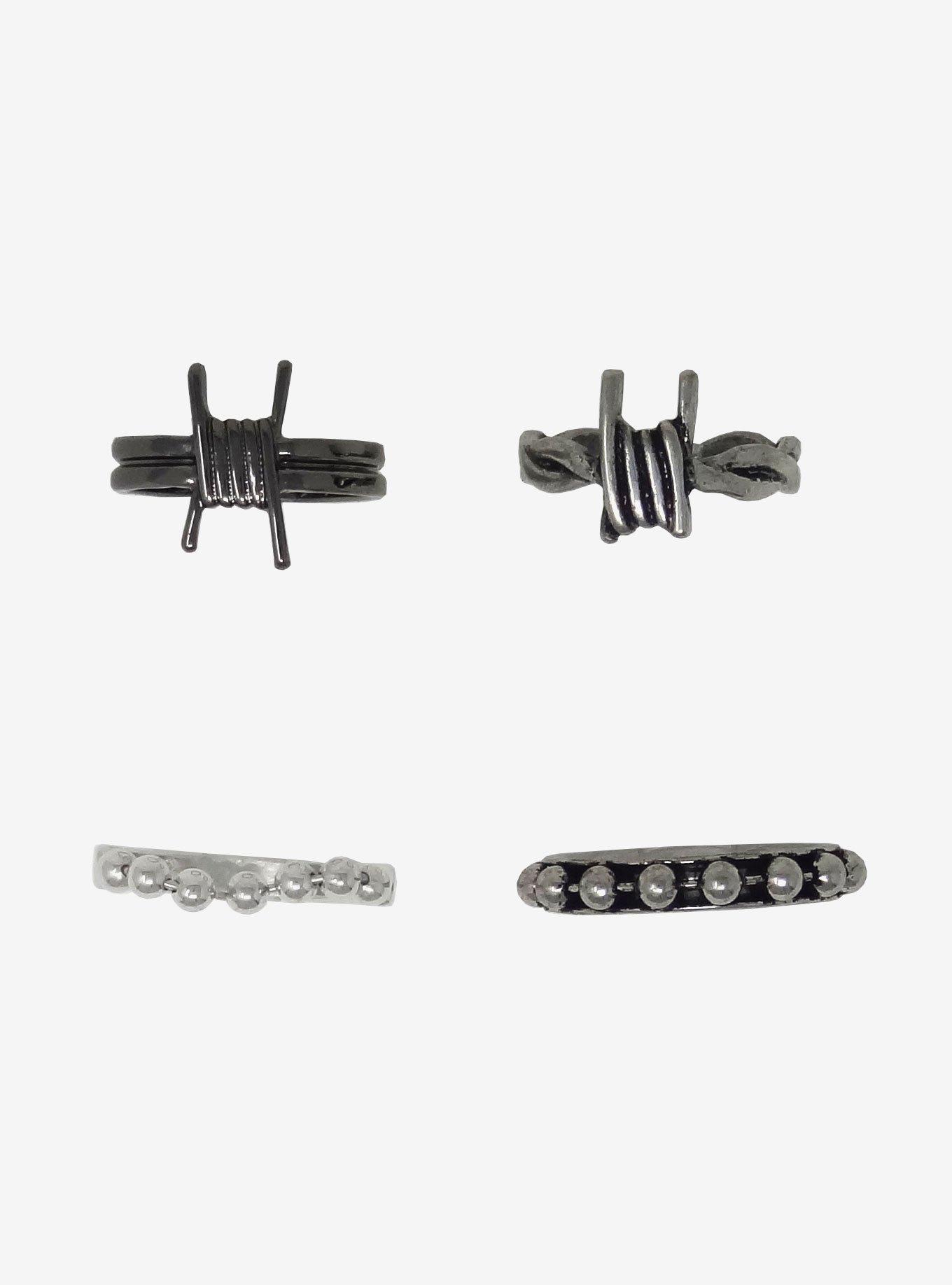 Barbed Wire Ring Set, , alternate