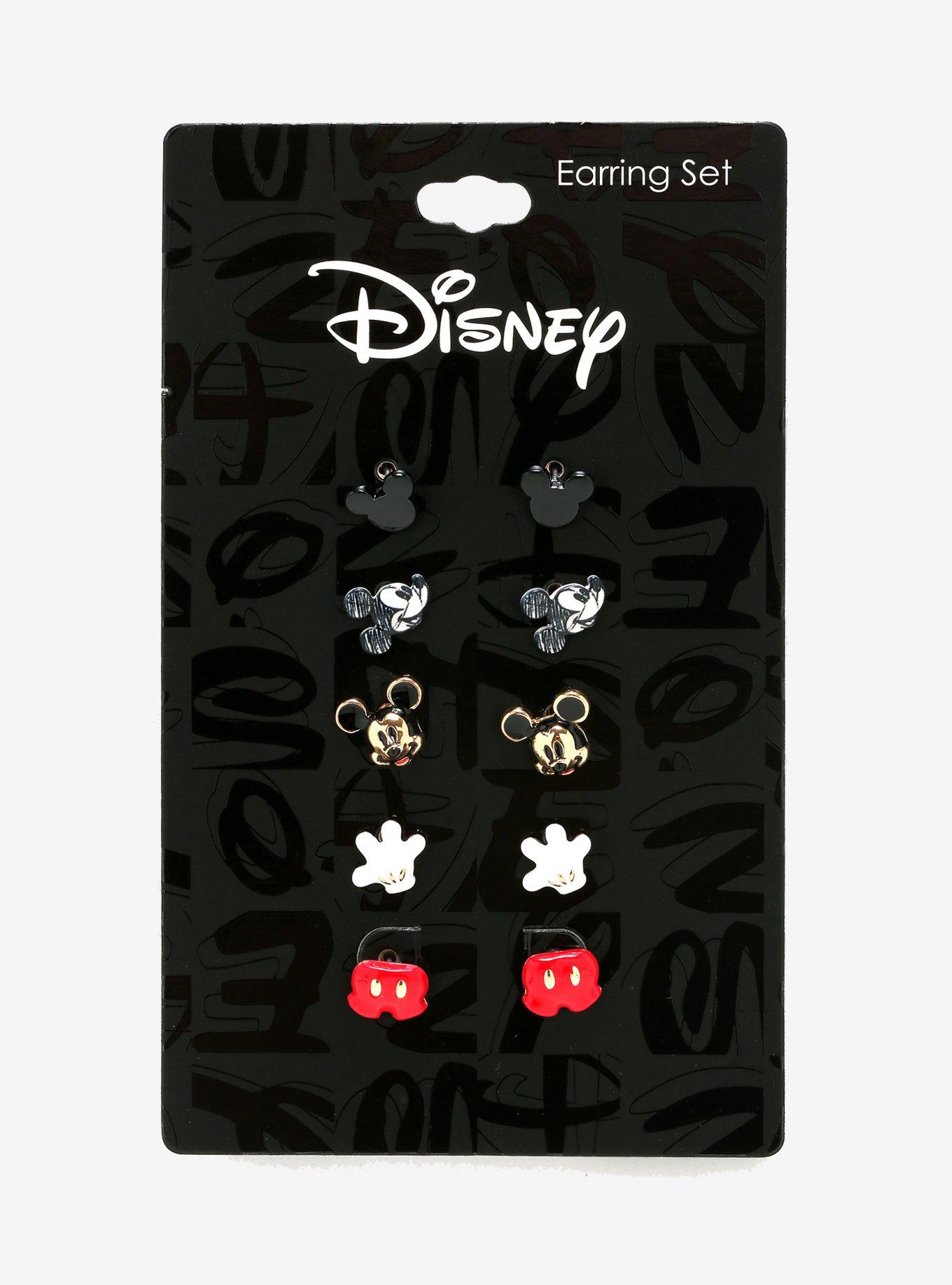 Disney Mickey Mouse Earring Set, , alternate