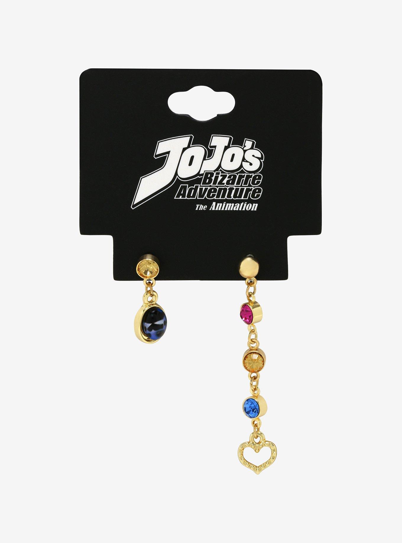 JoJo's Bizarre Adventure Ladybug Heart Mismatch Earrings, , alternate