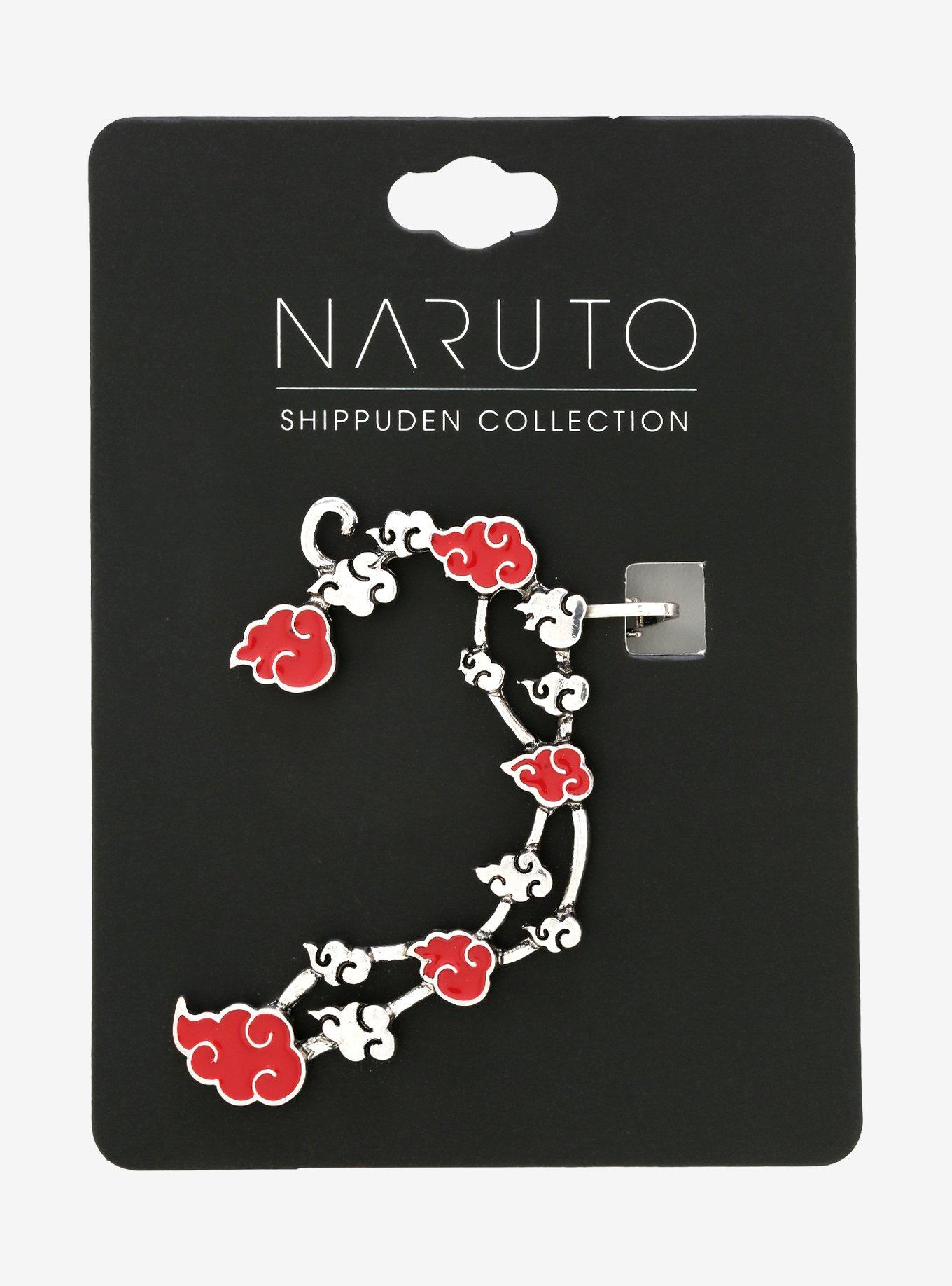 Naruto Shippuden Akatsuki Cloud Ear Cuff, , alternate