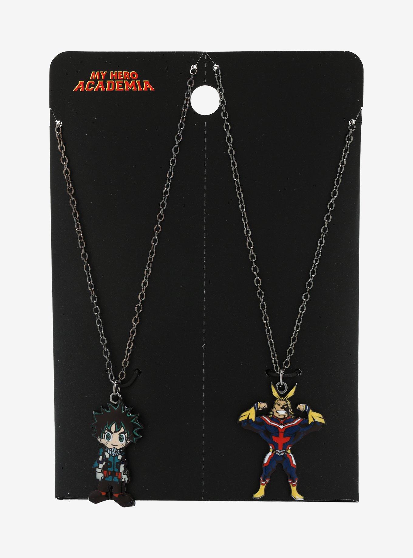 My Hero Academia All Might & Deku Best Friend Necklace Set, , alternate
