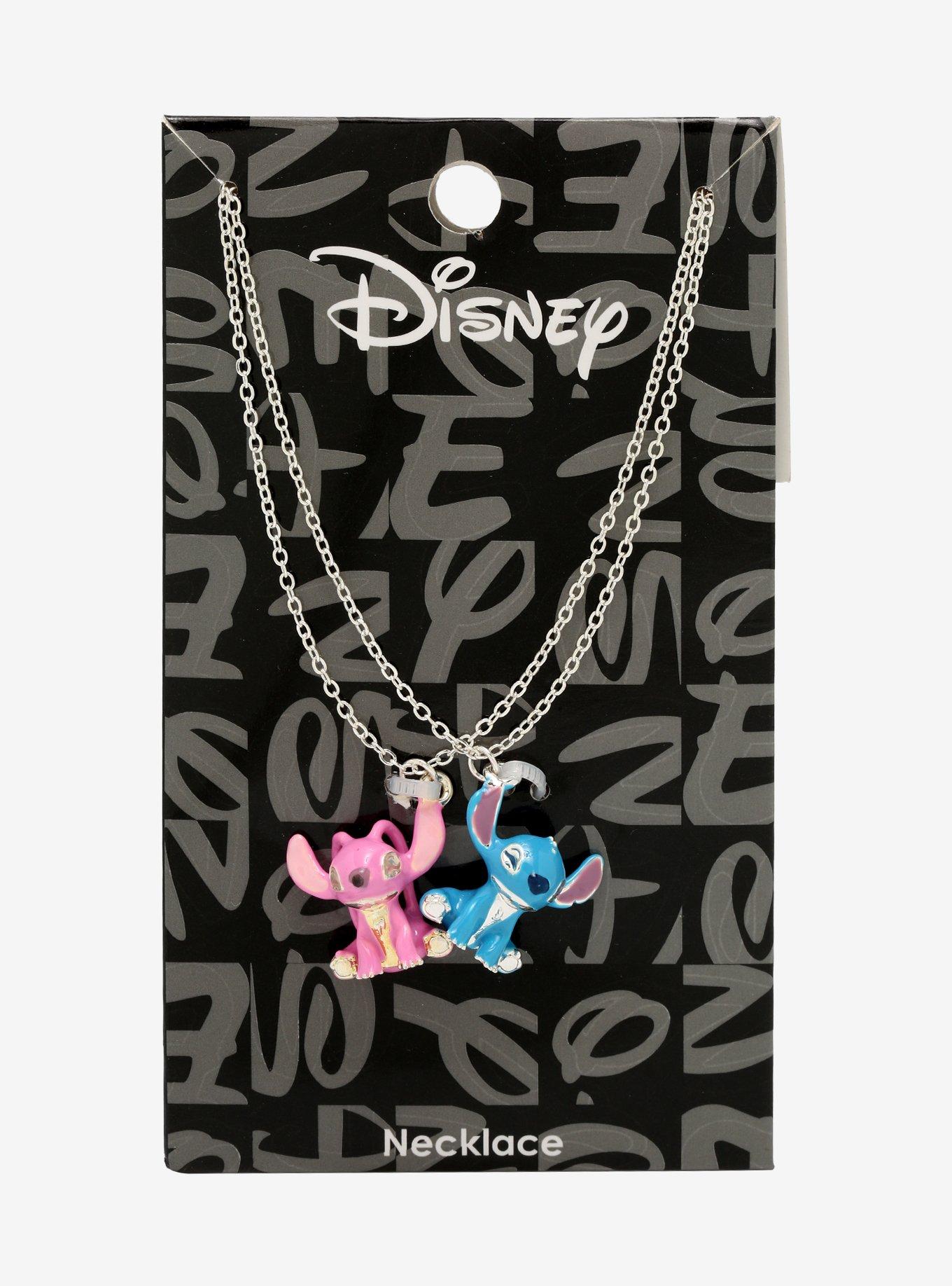 Disney Lilo & Stitch Angel Best Friend Necklace Set, , alternate