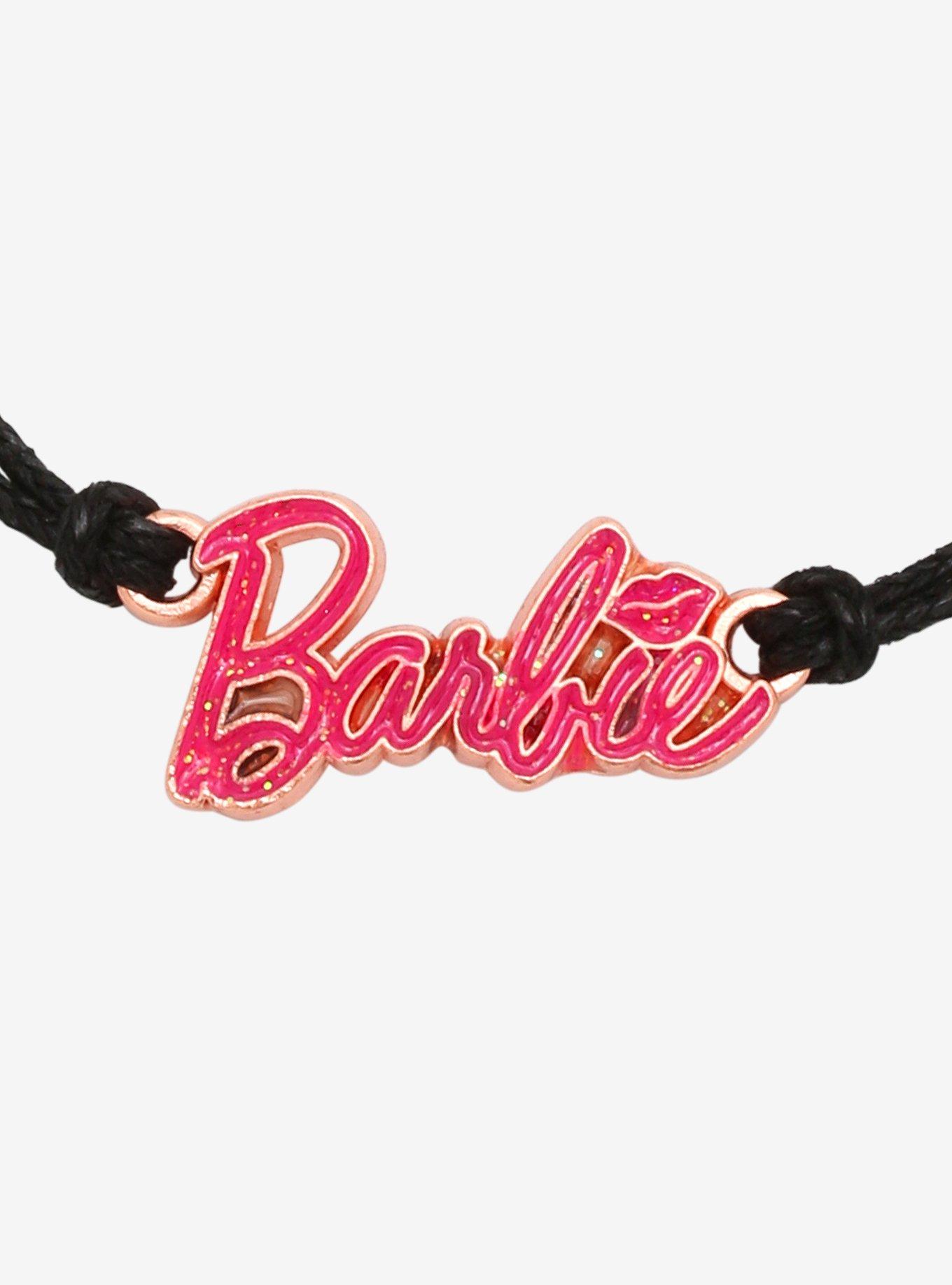 Barbie Sparkle Logo Cord Bracelet, , alternate