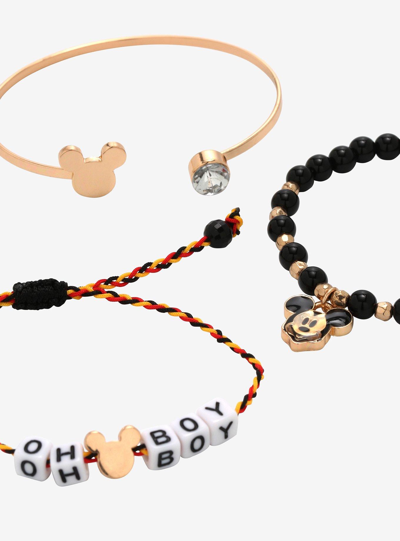 Disney Mickey Mouse Oh Boy Bracelet Set, , alternate