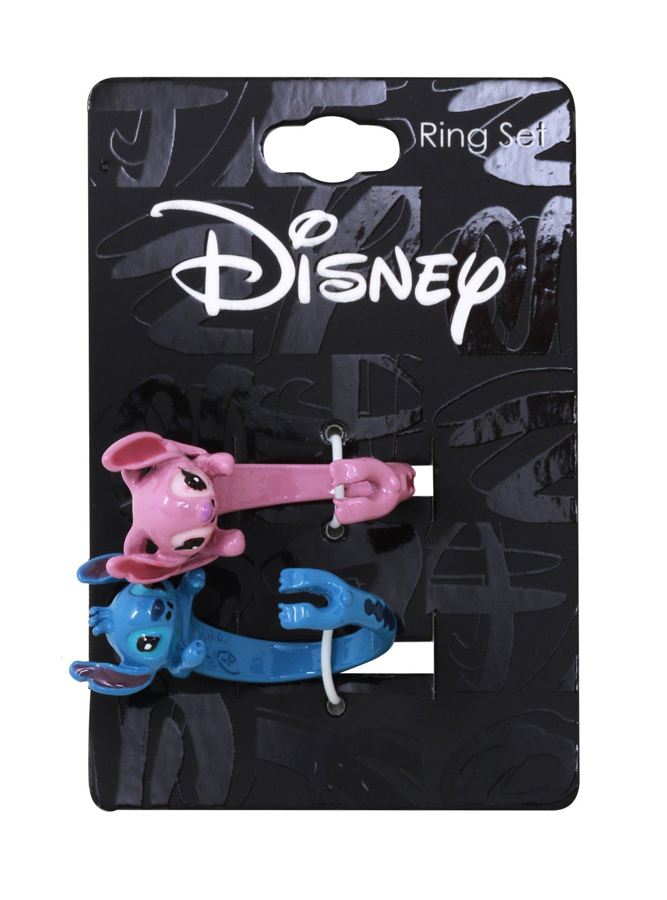 Disney Lilo & Stitch Angel & Stitch Wrap Ring Set, , alternate