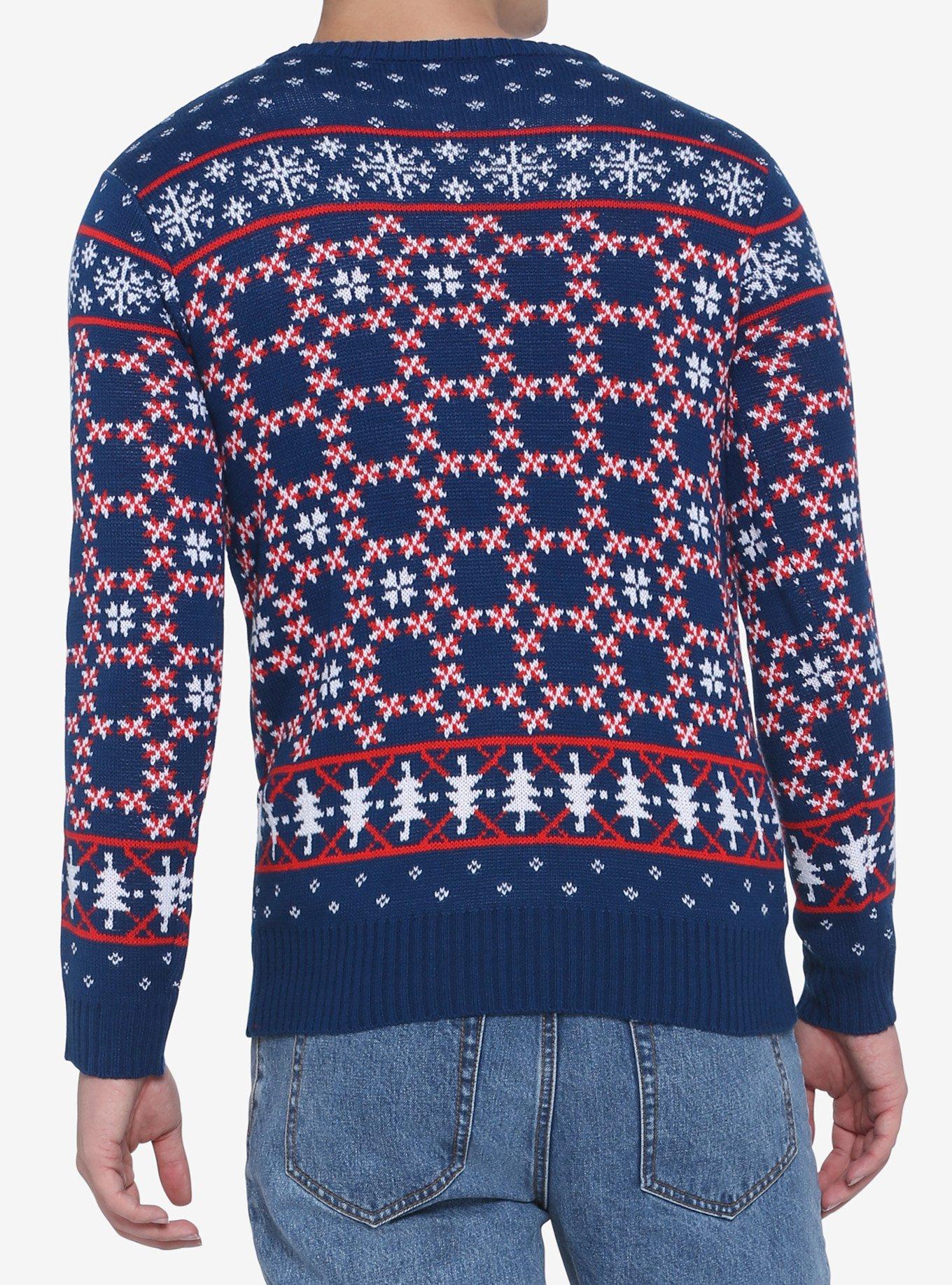 Disney Lilo & Stitch Santa Fair Isle Sweater, MULTI, alternate