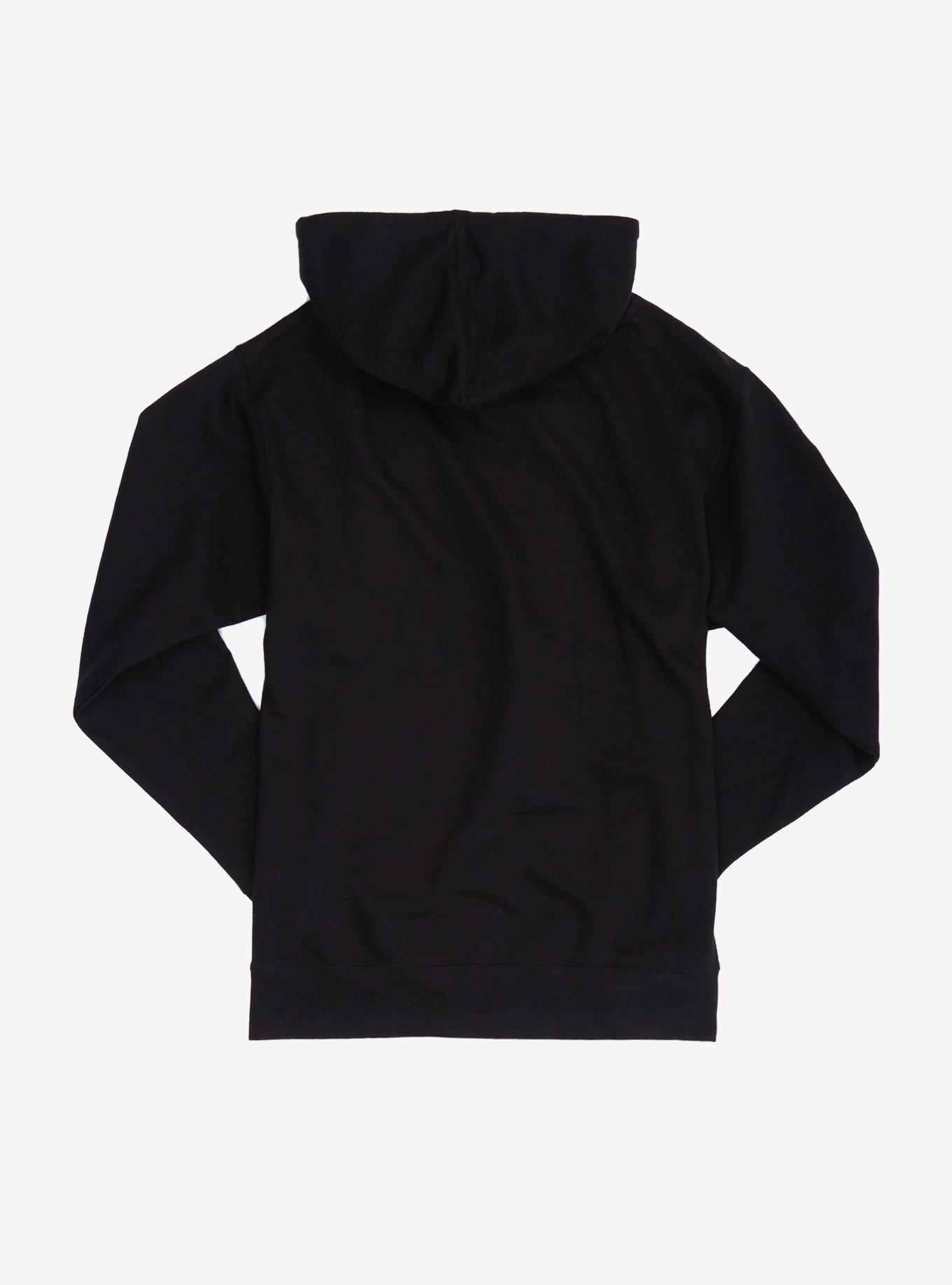 Skeleton Mask Hoodie, BLACK, alternate