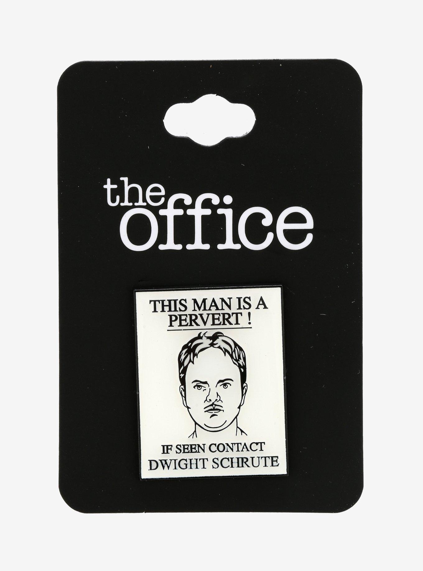 The Office Dwight Sketch Enamel Pin, , alternate