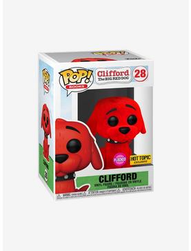 Funko Clifford The Big Red Dog Pop! Books Clifford (Flocked) Vinyl Figure Hot Topic Exclusive, , hi-res