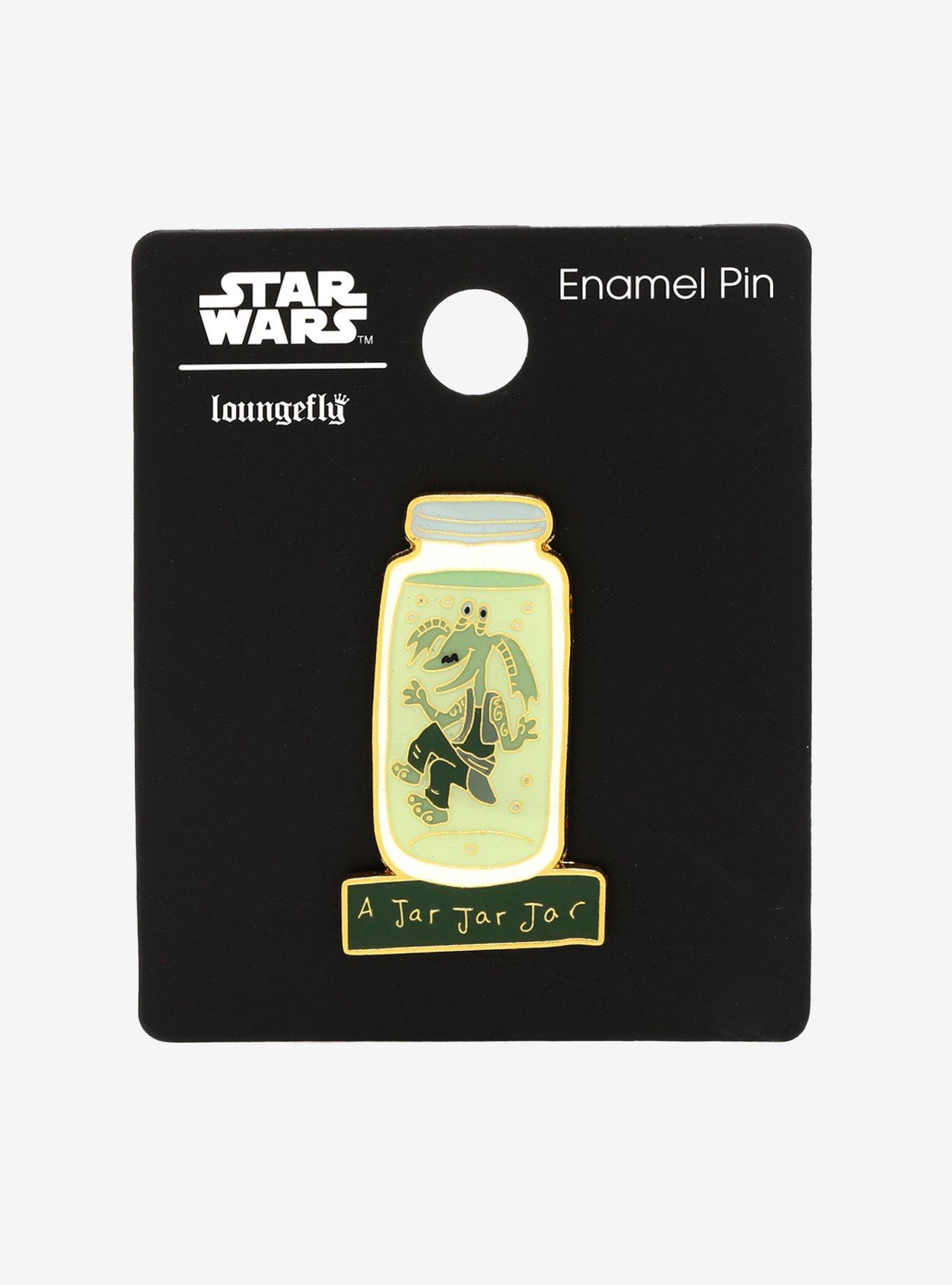 Loungefly Star Wars Jar Jar Jar Enamel Pin - BoxLunch Exclusive, , alternate