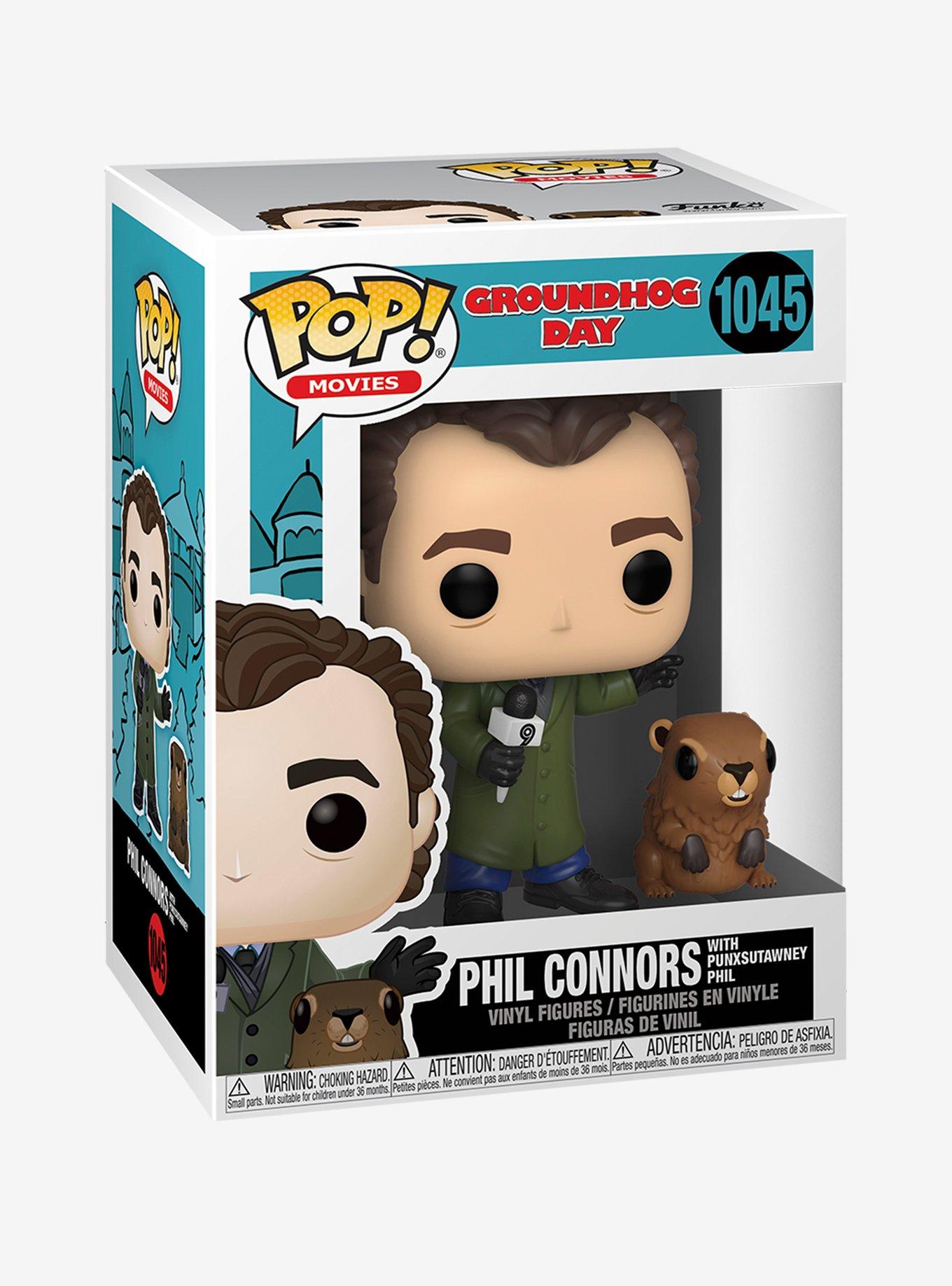 Funko Groundhog Day Pop! Movies Phil Connors With Punxsutawney Phil Vinyl Figures, , alternate