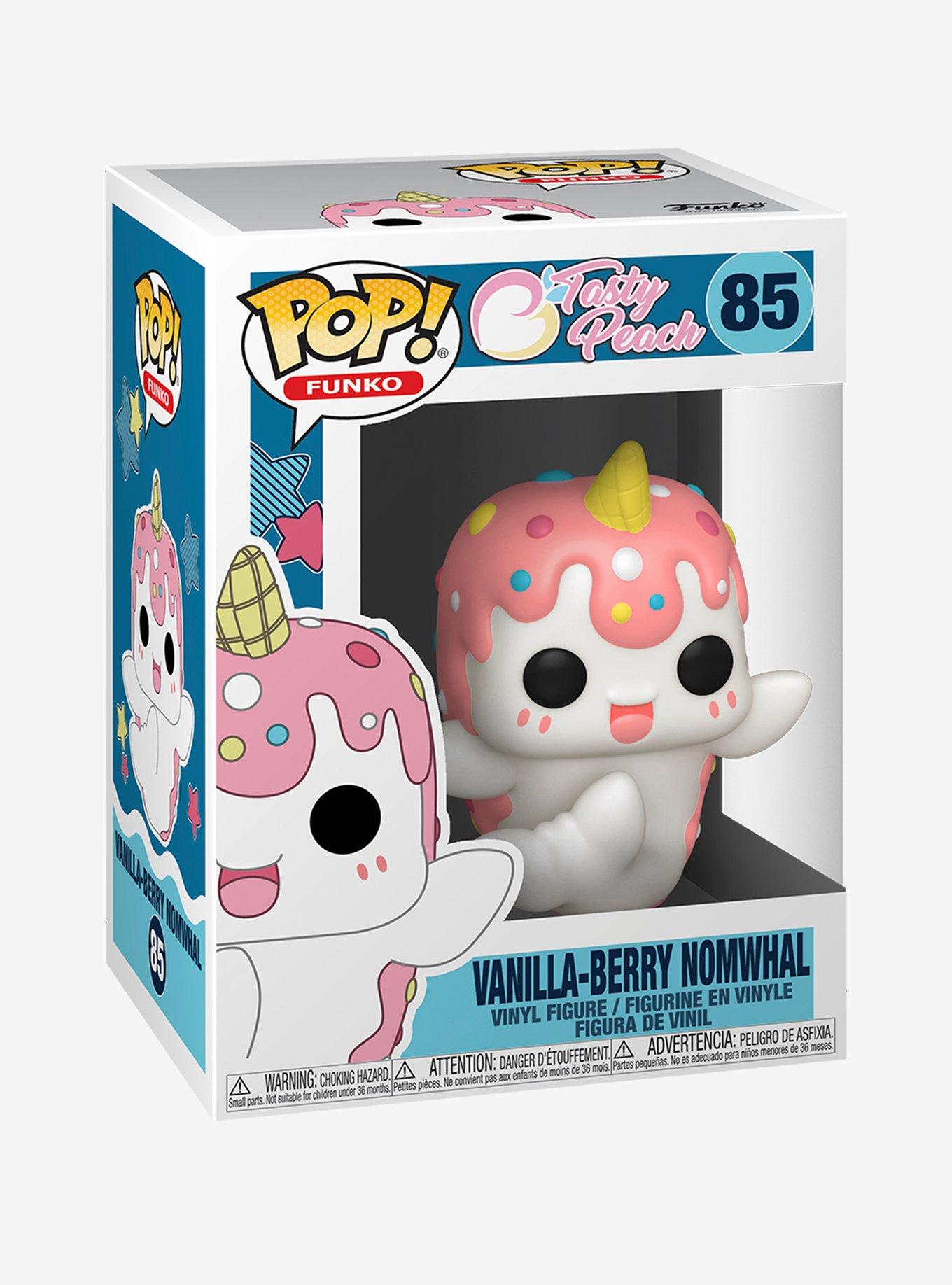 Funko Tasty Peach Pop! Vanilla-Berry Nomwhal Vinyl Figure, , alternate