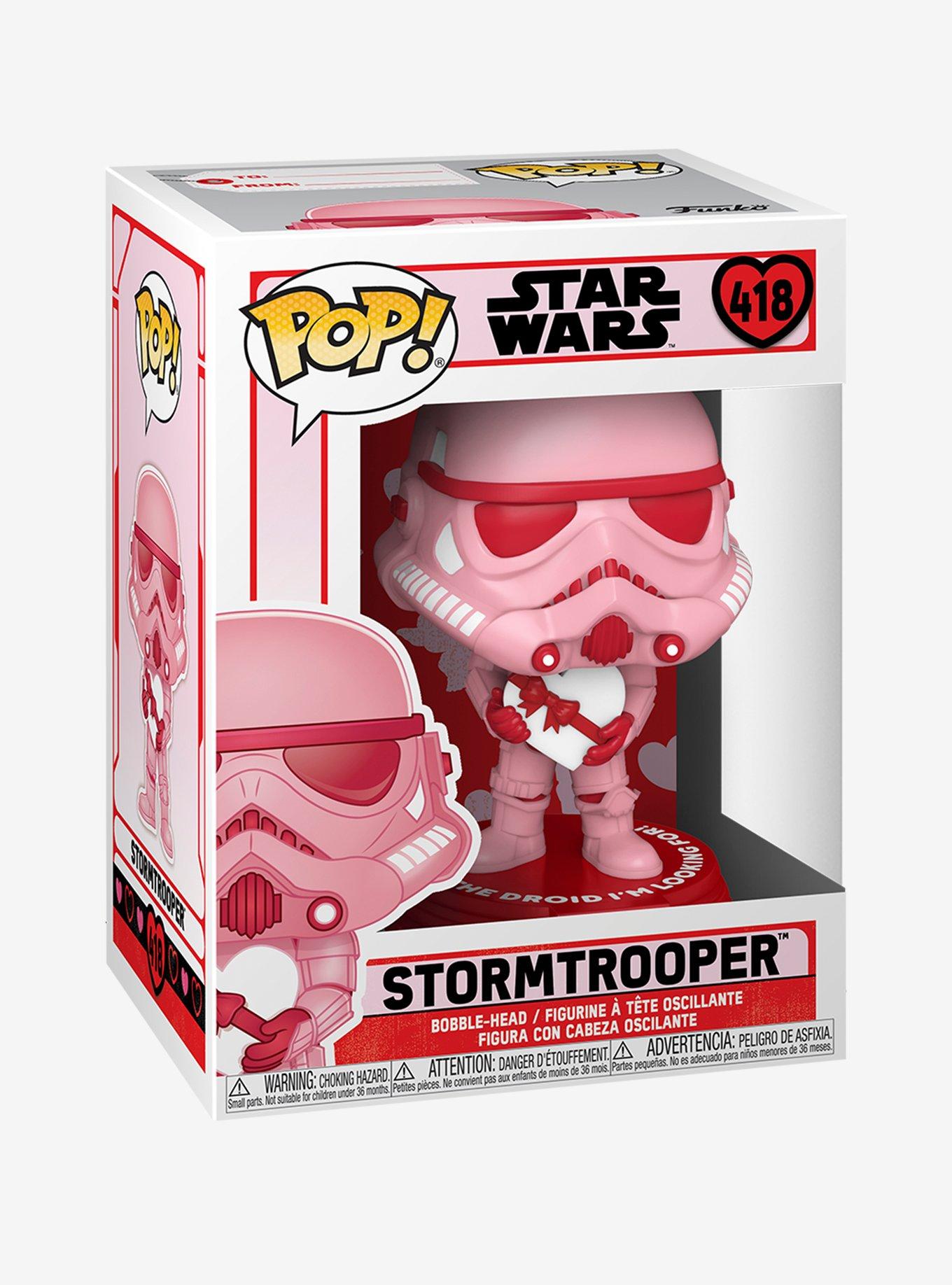 Funko Star Wars Pop! Stormtrooper (Valentine's Day) Vinyl Bobble-Head, , alternate