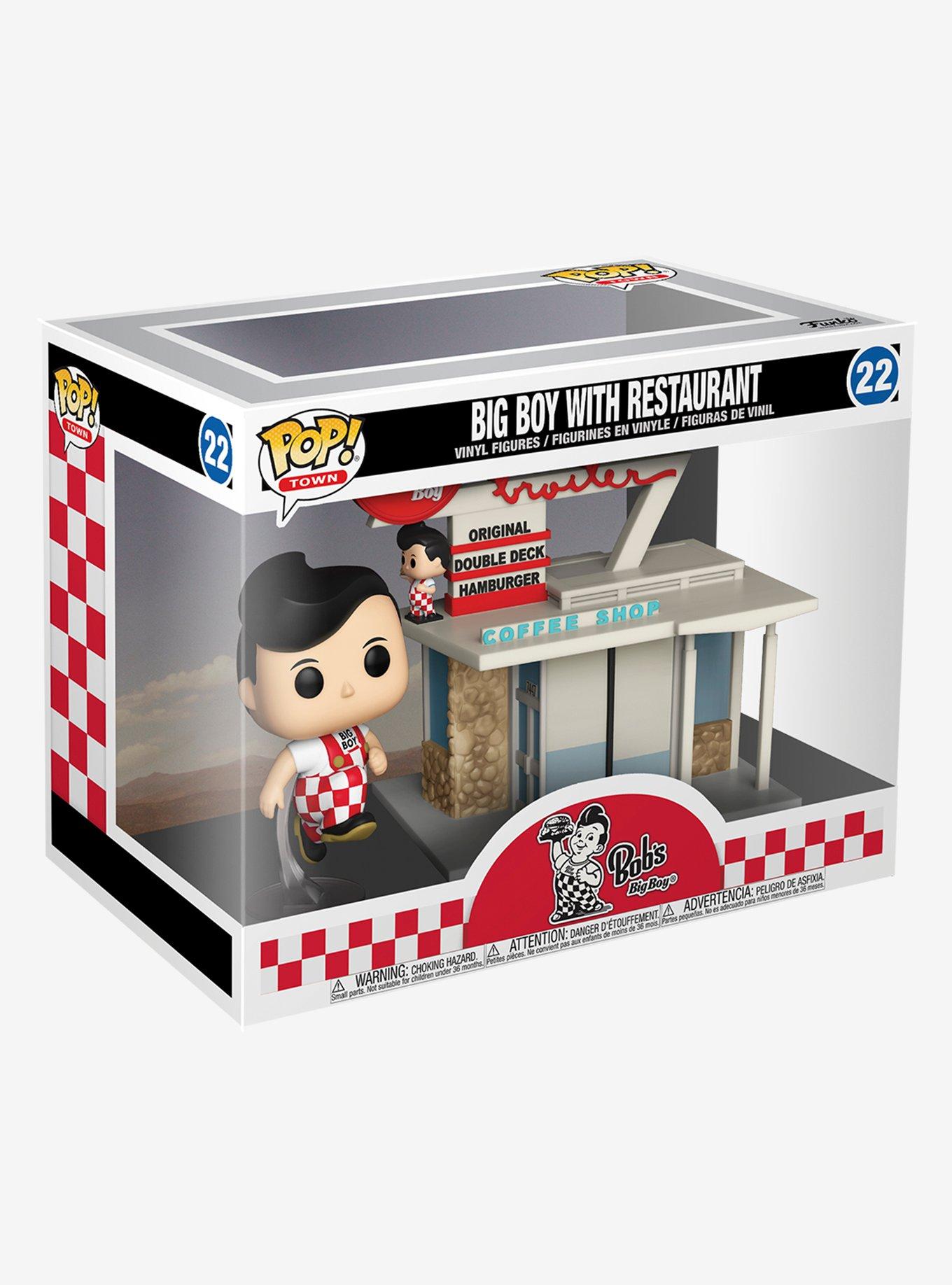 Funko Bob's Big Boy Pop! Town Big Boy With Restaurant Vinyl Figures, , alternate