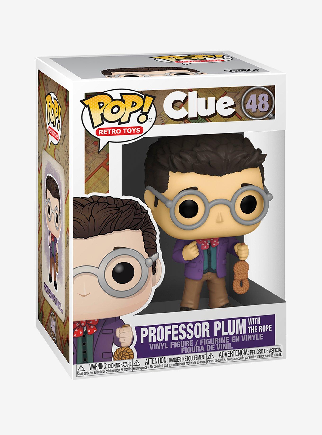 Funko Clue Pop! Retro Toys Professor Plum With The Rope Vinyl Figure, , alternate