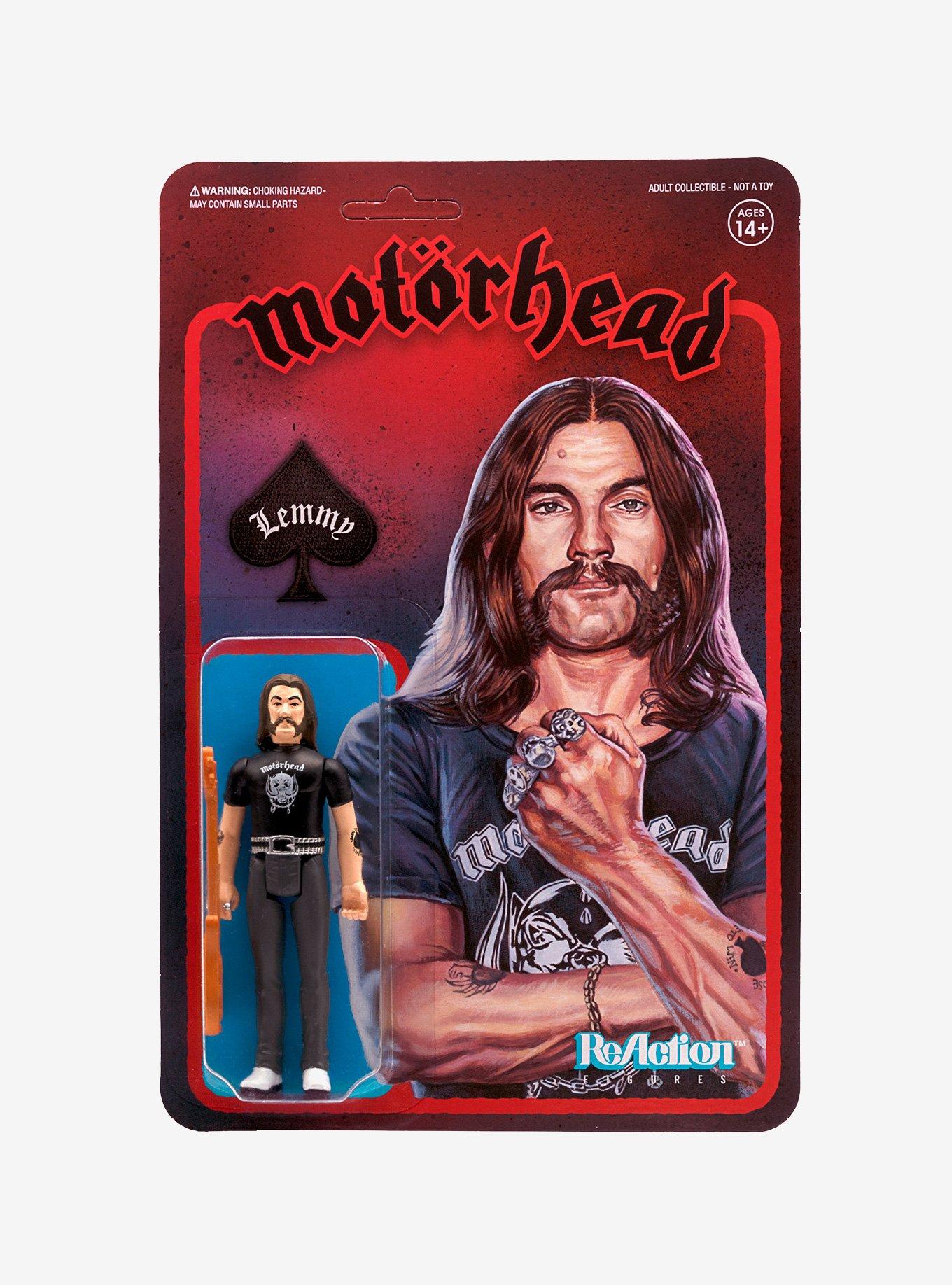 Super7 ReAction Motorhead Lemmy Collectible Action Figure, , alternate