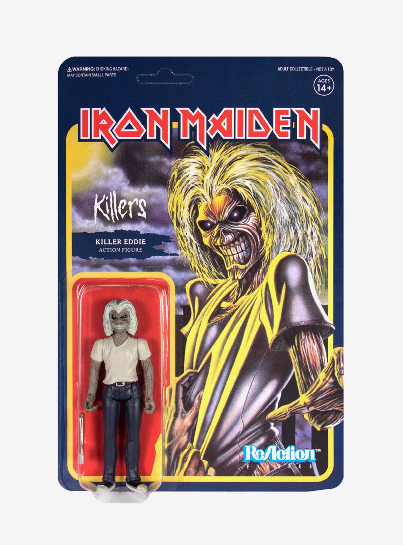 Super7 ReAction Iron Maiden Killers Eddie Collectible Action Figure, , alternate
