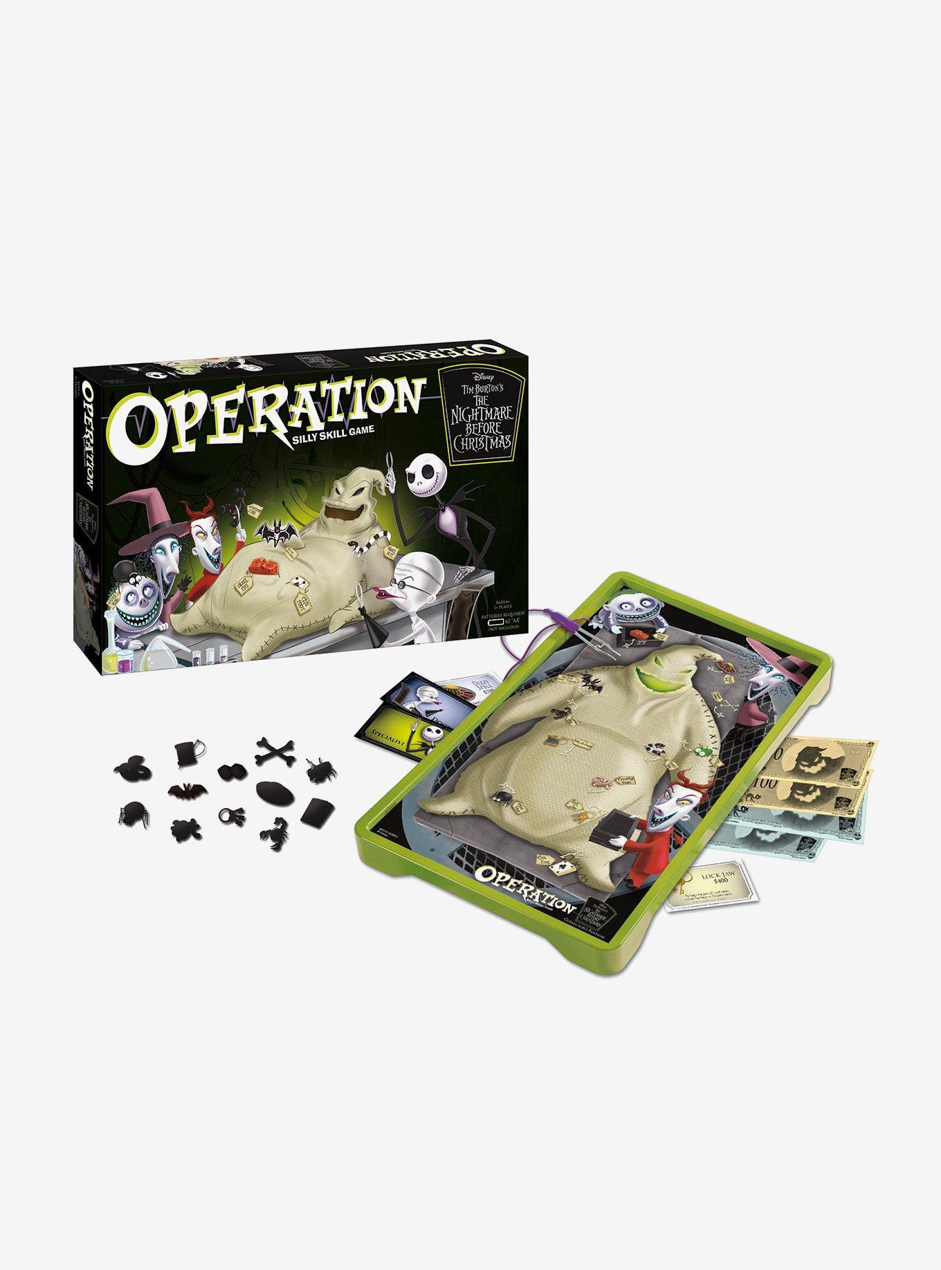 The Nightmare Before Christmas Oogie Boogie Edition Operation Board Game, , alternate