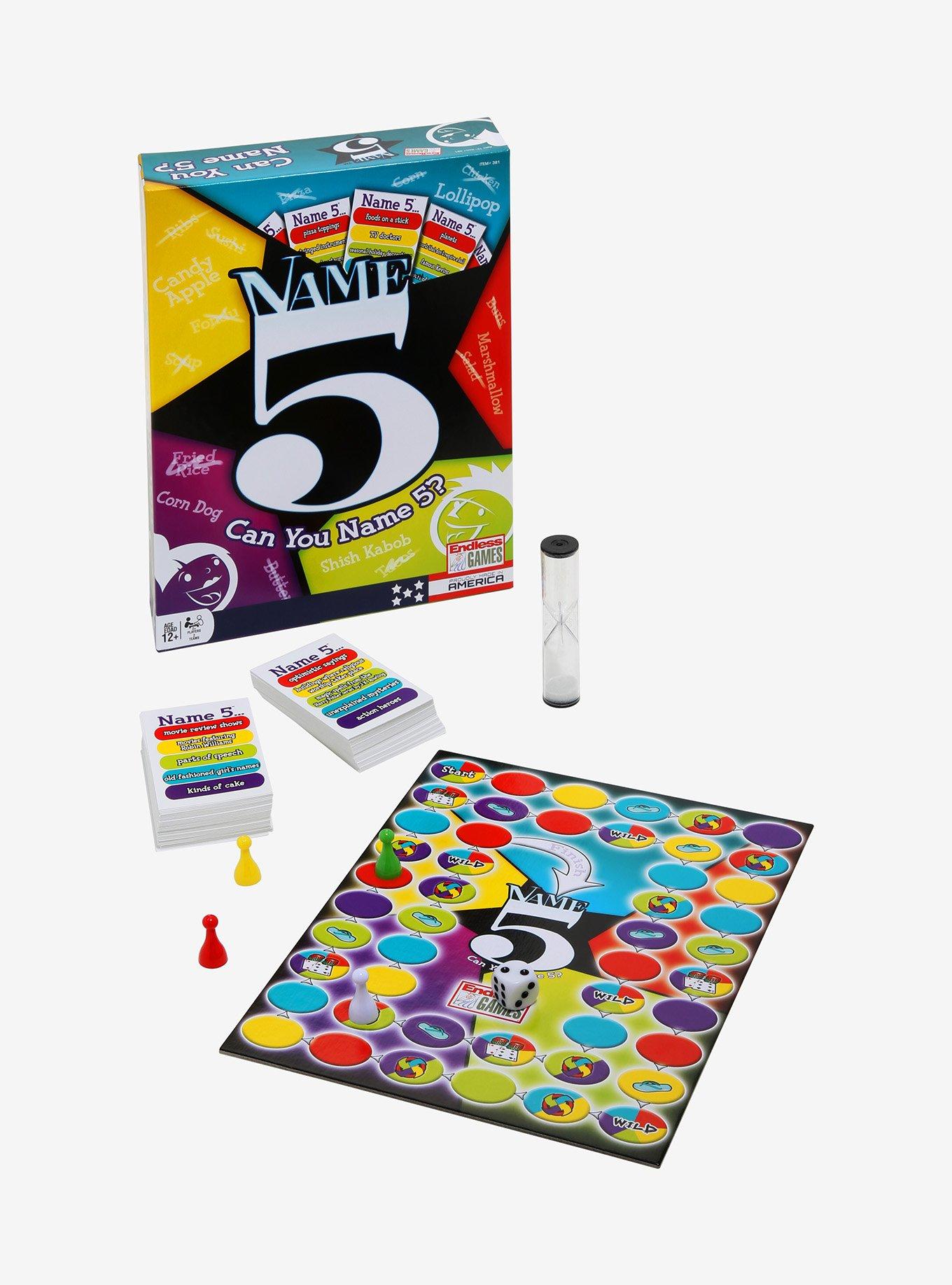 Name 5 Card Game, , alternate