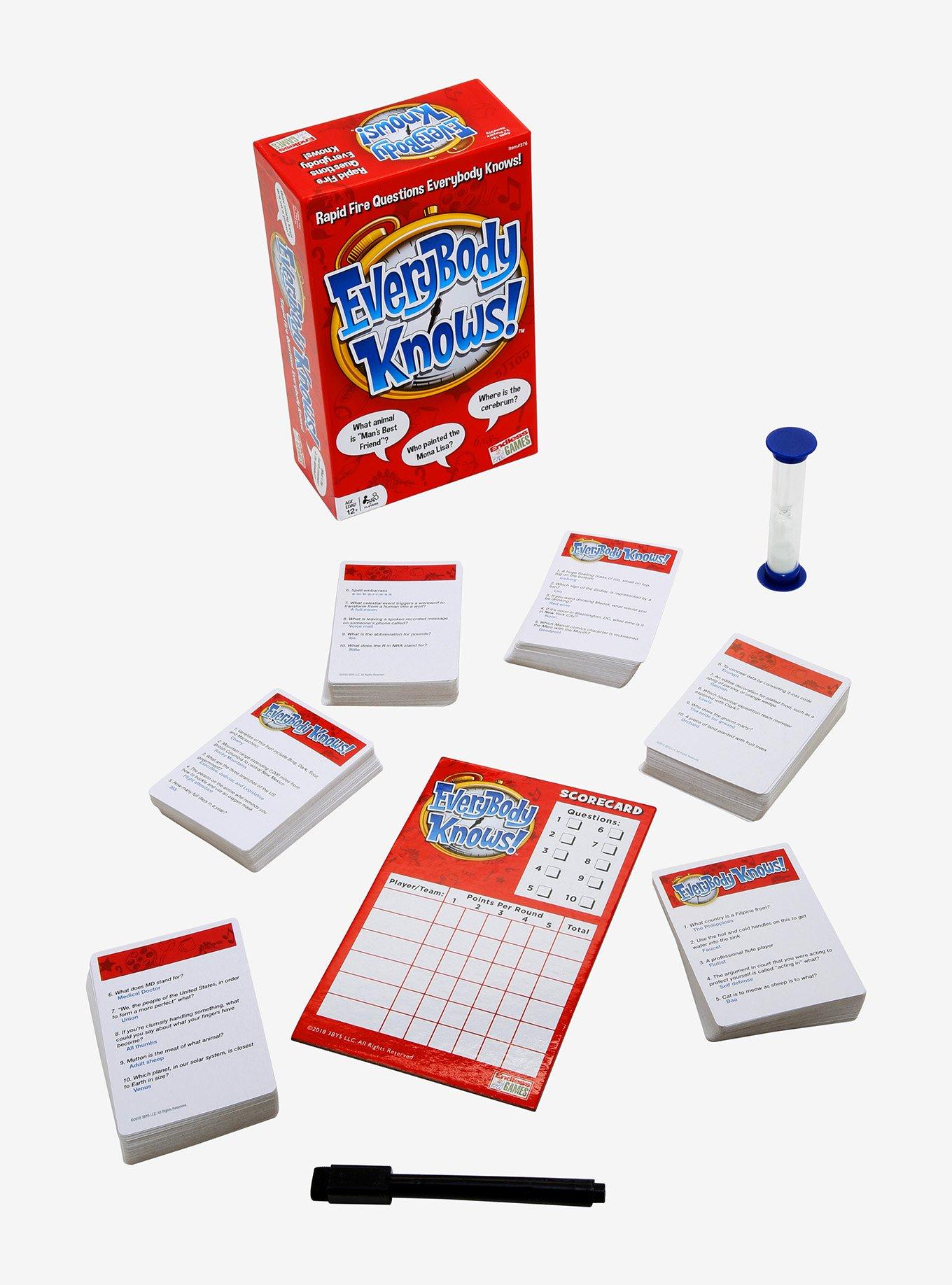 Everybody Knows Card Game, , alternate