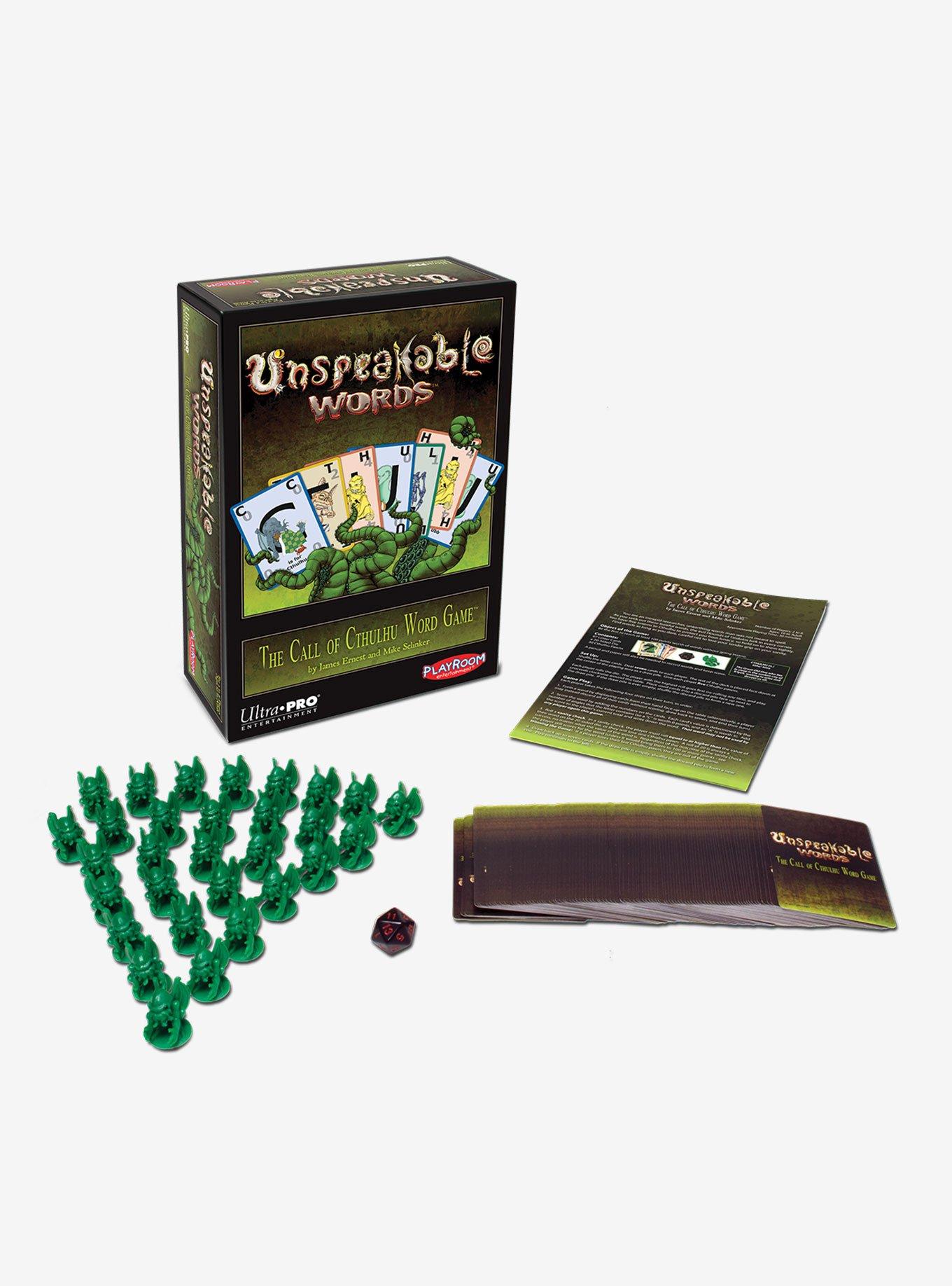 Unspeakable Words: The Call Of Cthulhu Word Game, , alternate