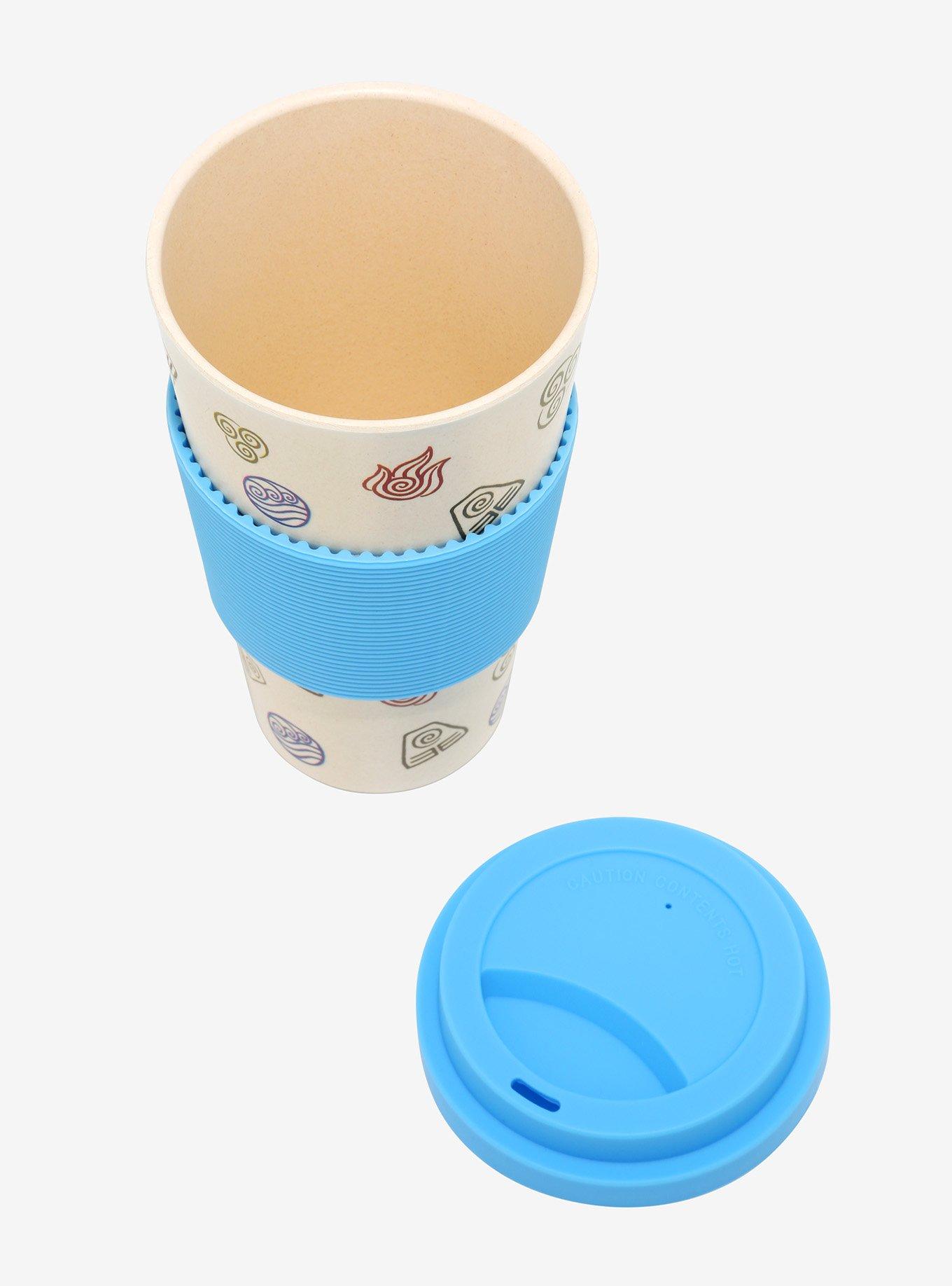 Avatar: The Last Airbender Element Symbols Bamboo Travel Mug, , alternate