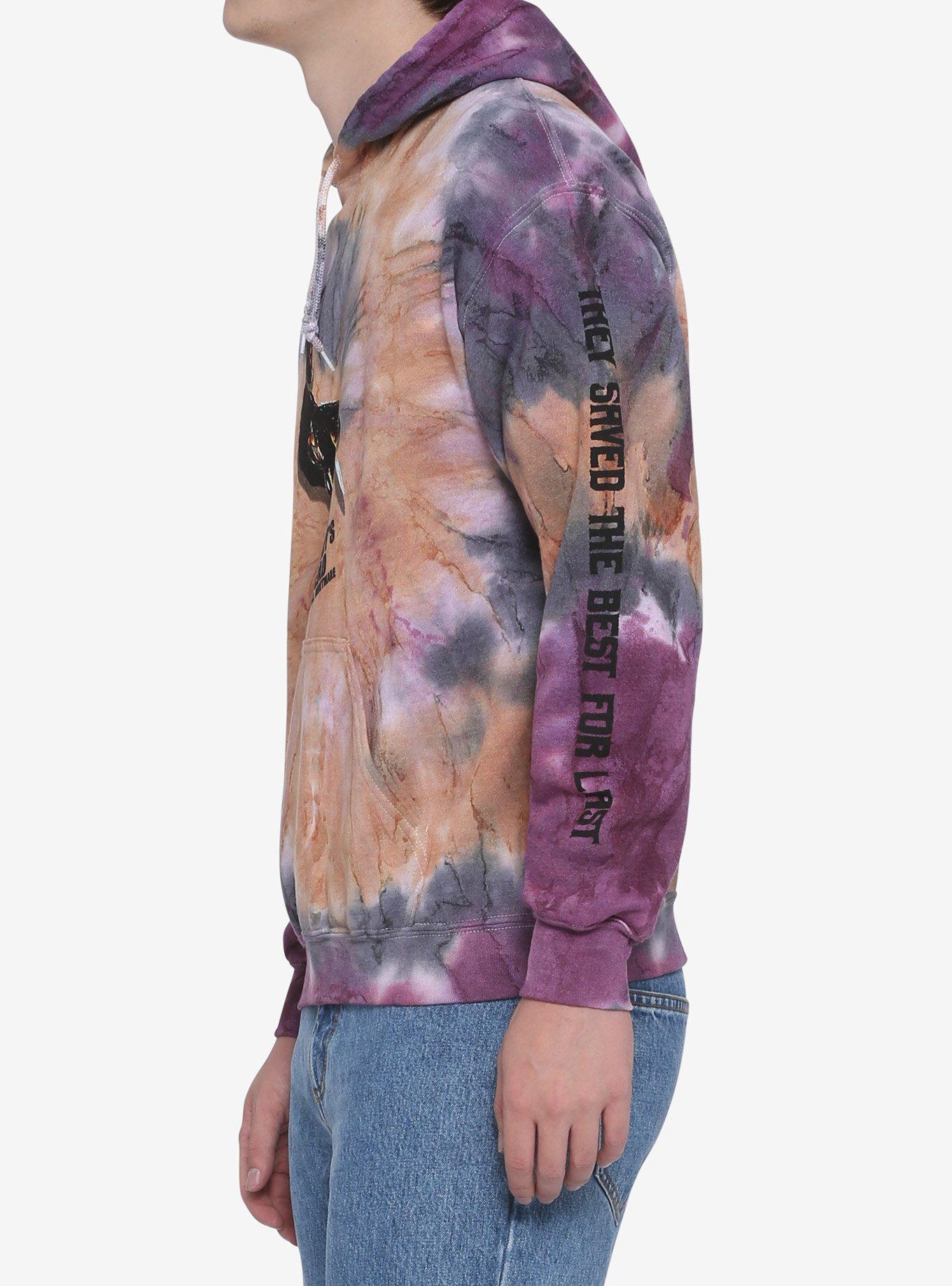 Freddy's Dead: The Final Nightmare Colorful Tie-Dye Hoodie, MULTI, alternate