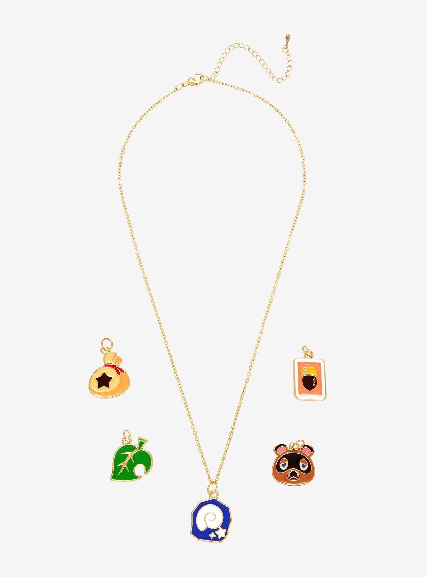 Animal Crossing: New Horizons Tom Nook Interchangeable Charm Necklace, , alternate