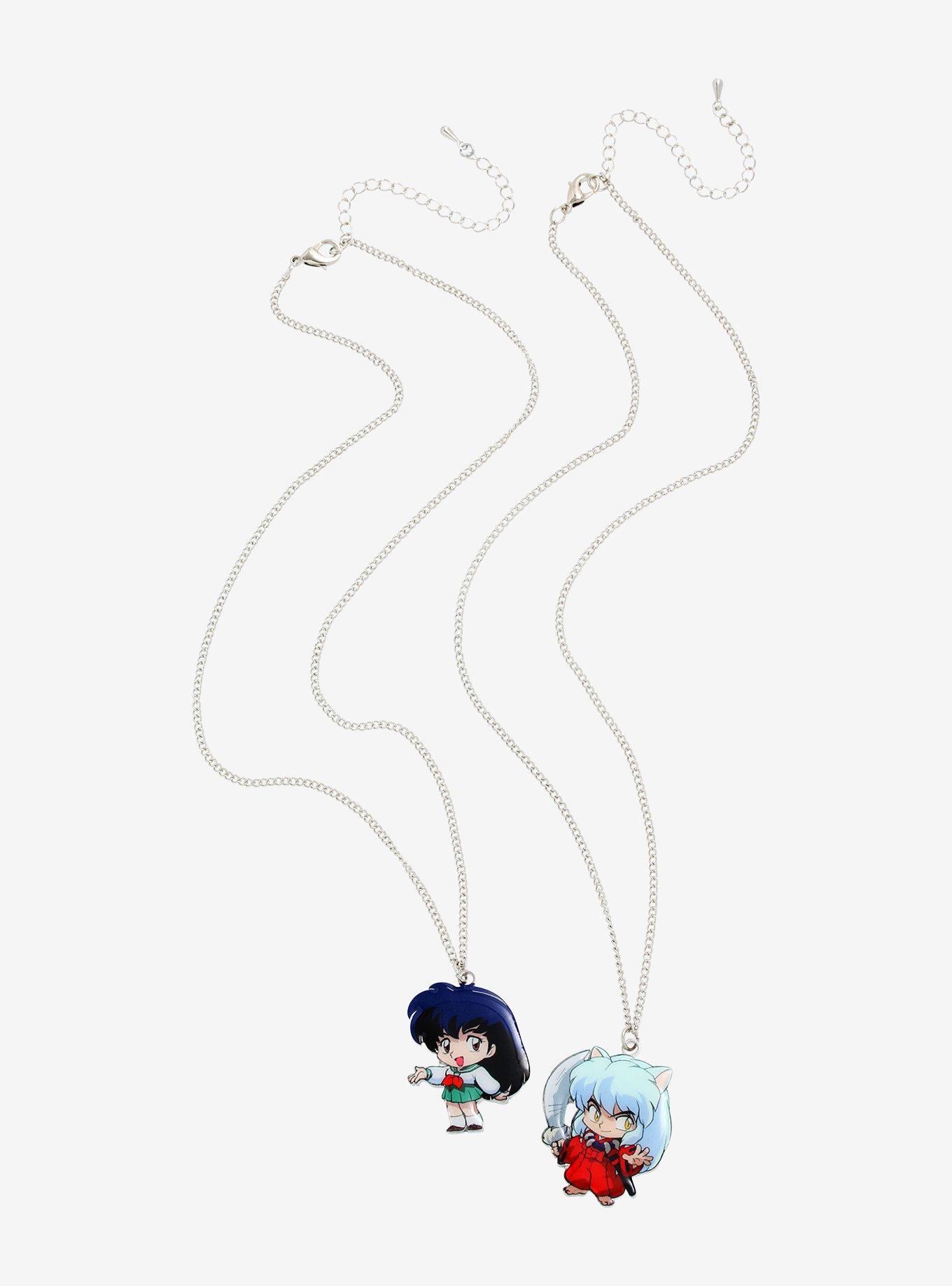 InuYasha Kagome & InuYasha Best Friend Necklace Set, , alternate