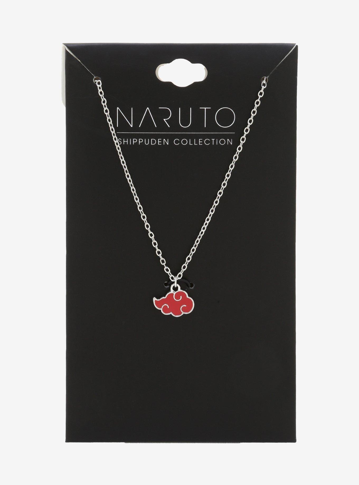 Naruto Shippuden Akatsuki Cloud Dainty Necklace, , alternate