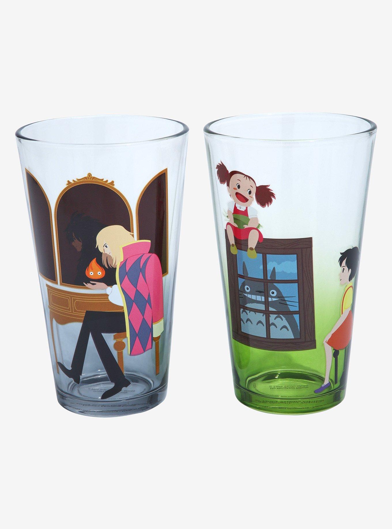 Studio Ghibli Classic Character Portrait Pint Glass Set - BoxLunch Exclusive, , alternate