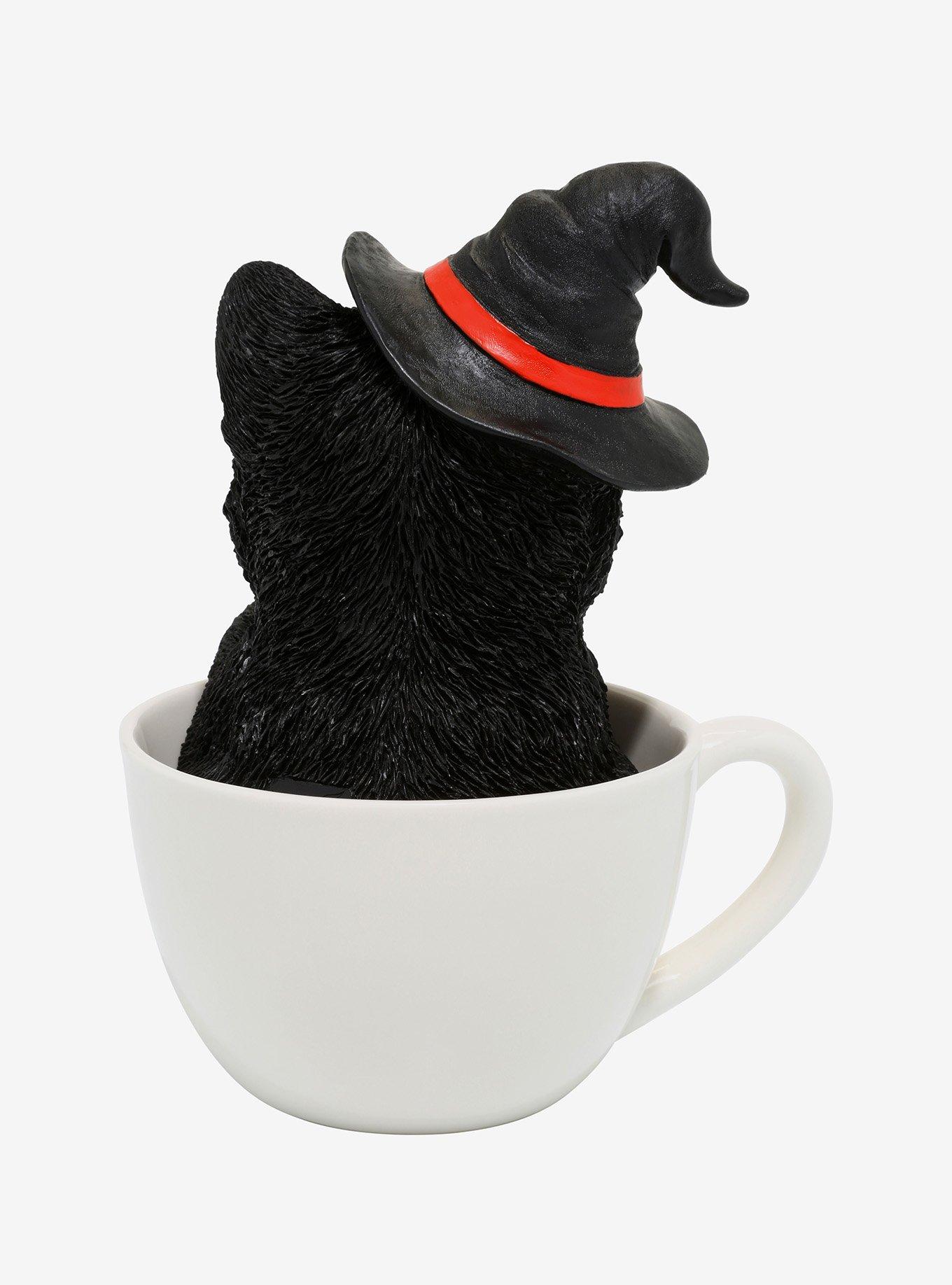 Kitten In A Tea Cup Statue, , alternate