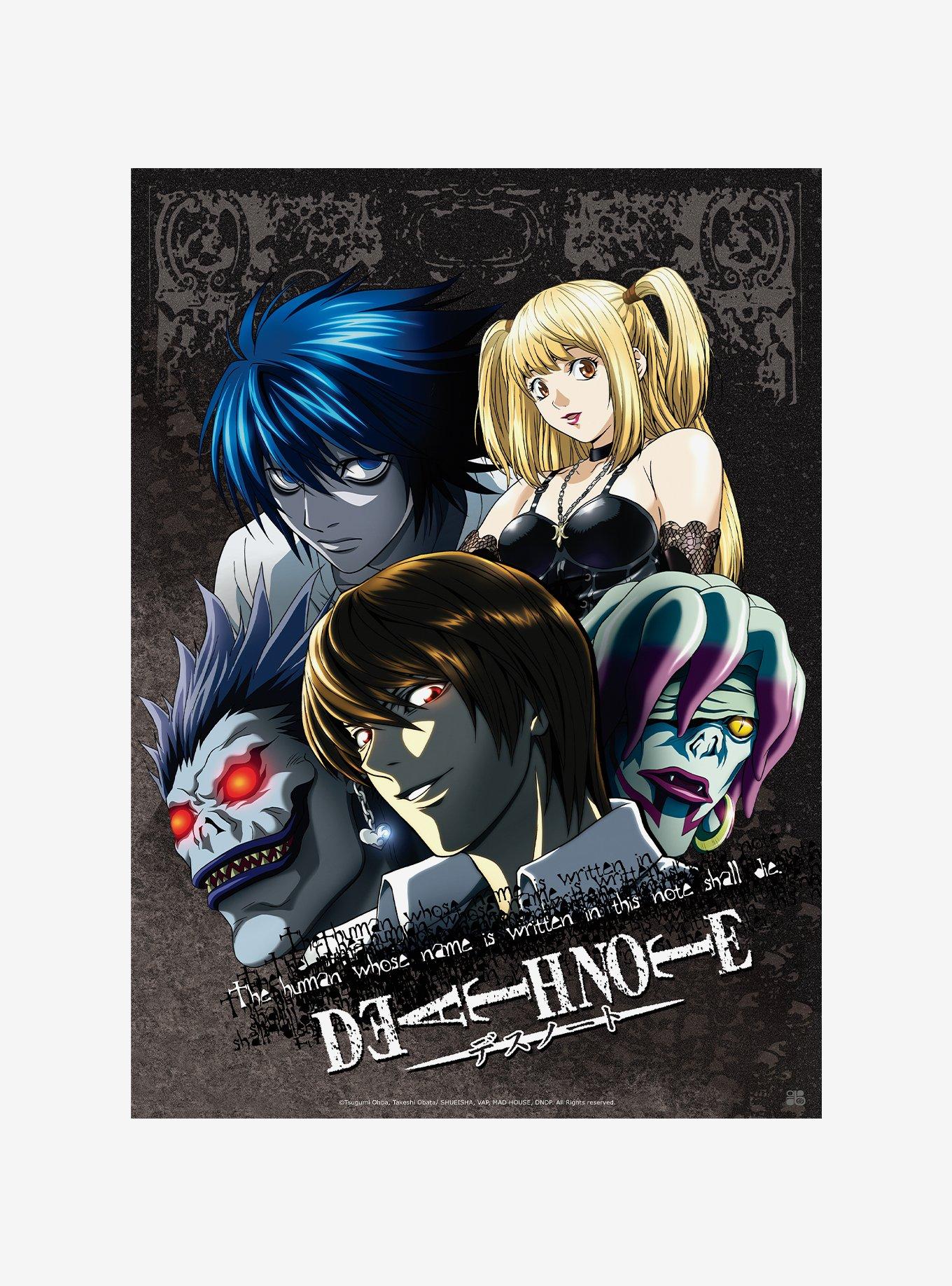 Hot Topic Death Note Mini Poster 4 Pack | Hamilton Place