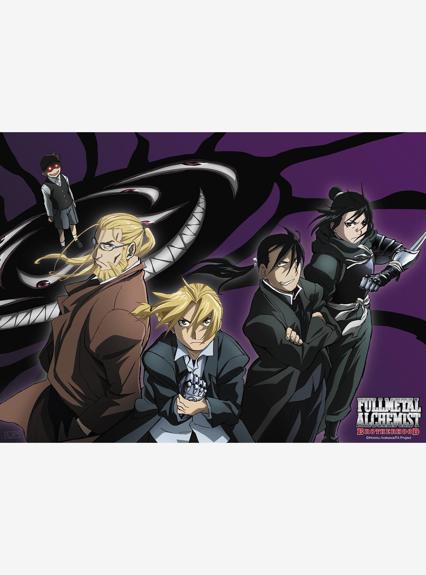 Fullmetal Alchemist Brotherhood Characters Anime Poster – My Hot Posters