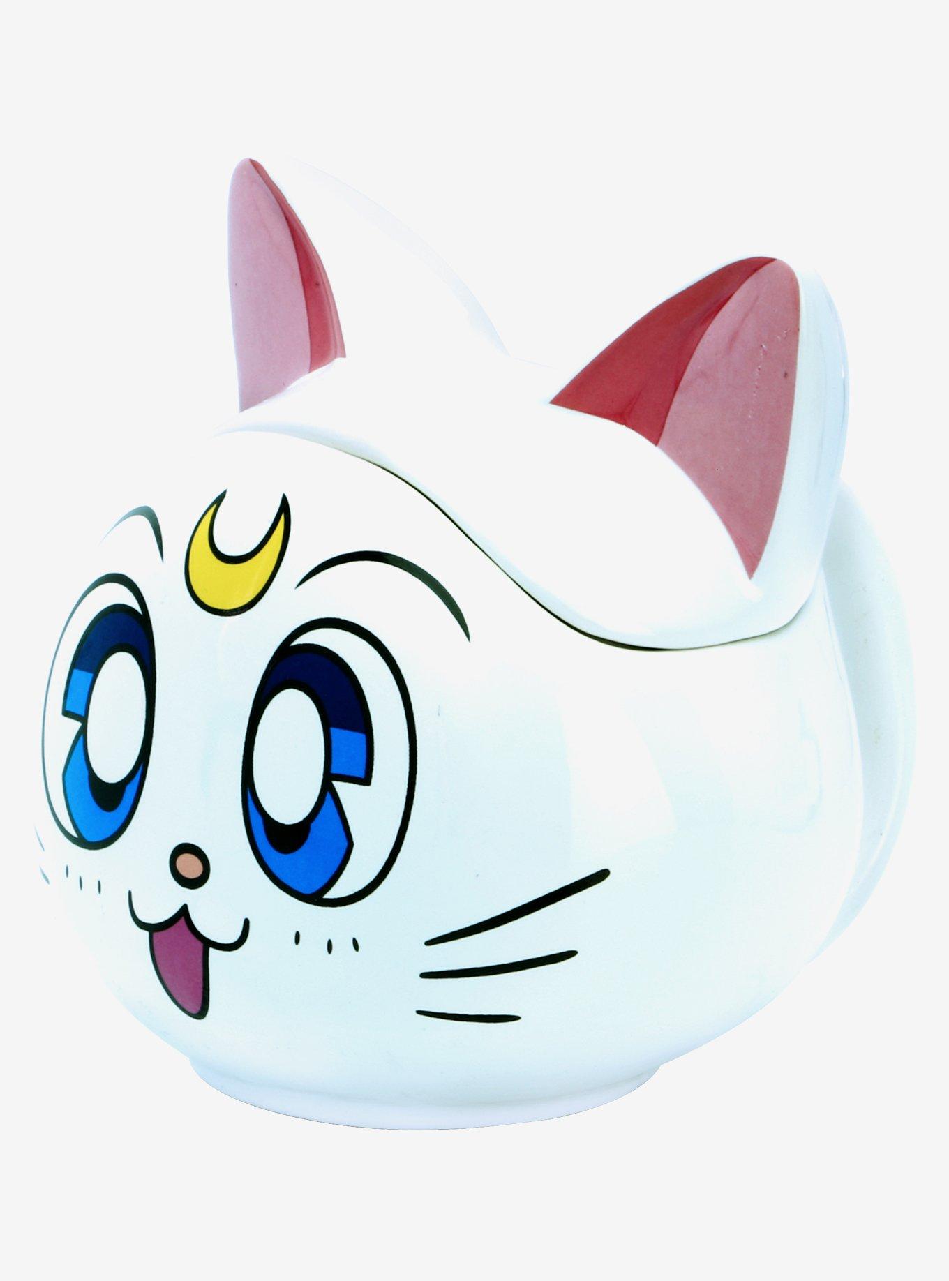 Sailor Moon Luna and Artemis 3D Mug Gift Set, , alternate