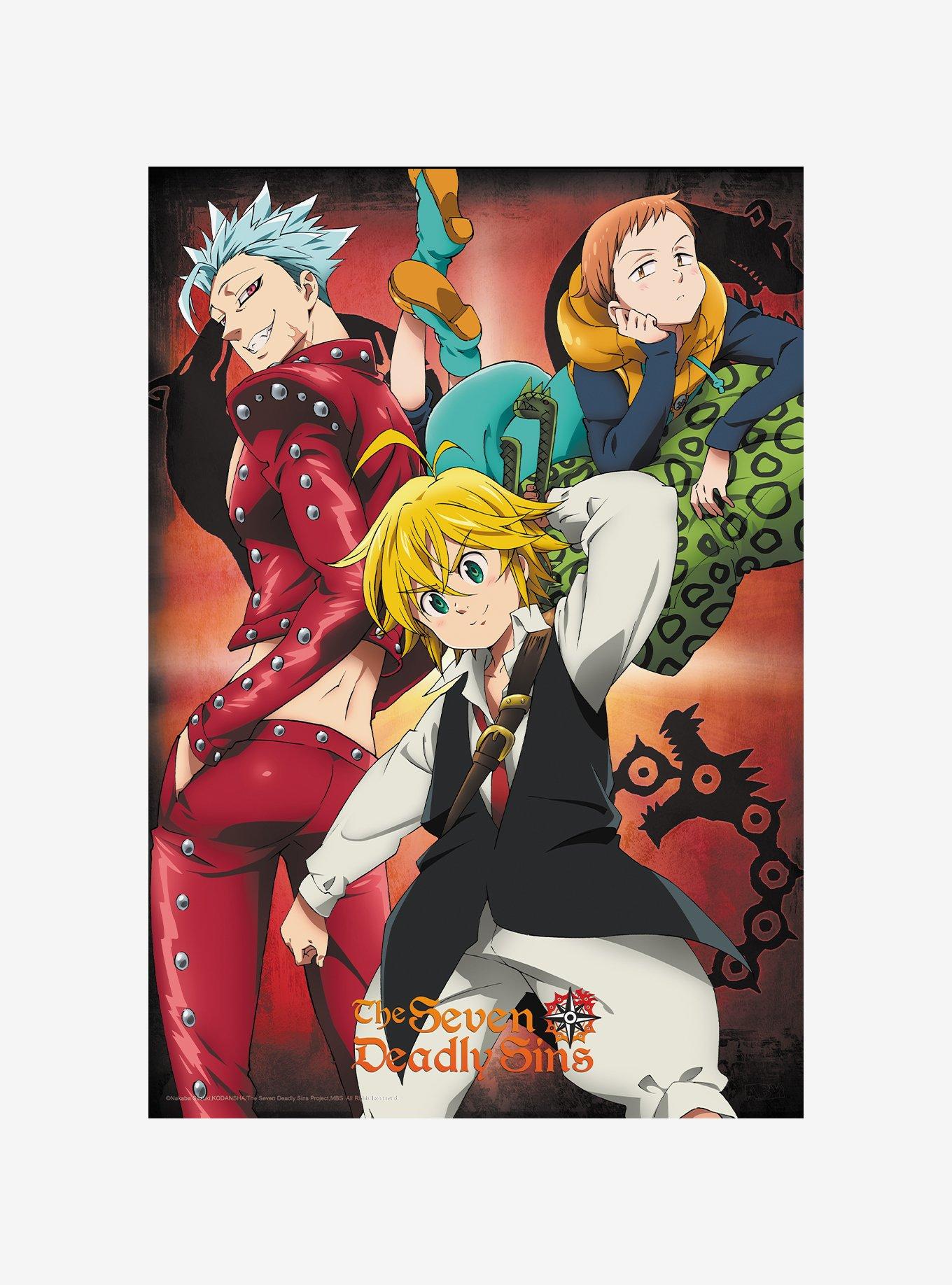 The Seven Deadly Sins Sins Mini Poster Pack | Hot Topic