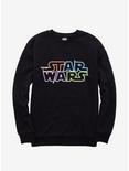 Our Universe Star Wars Lightsaber Logo Glow-In-The-Dark Sweatshirt, MULTI, alternate