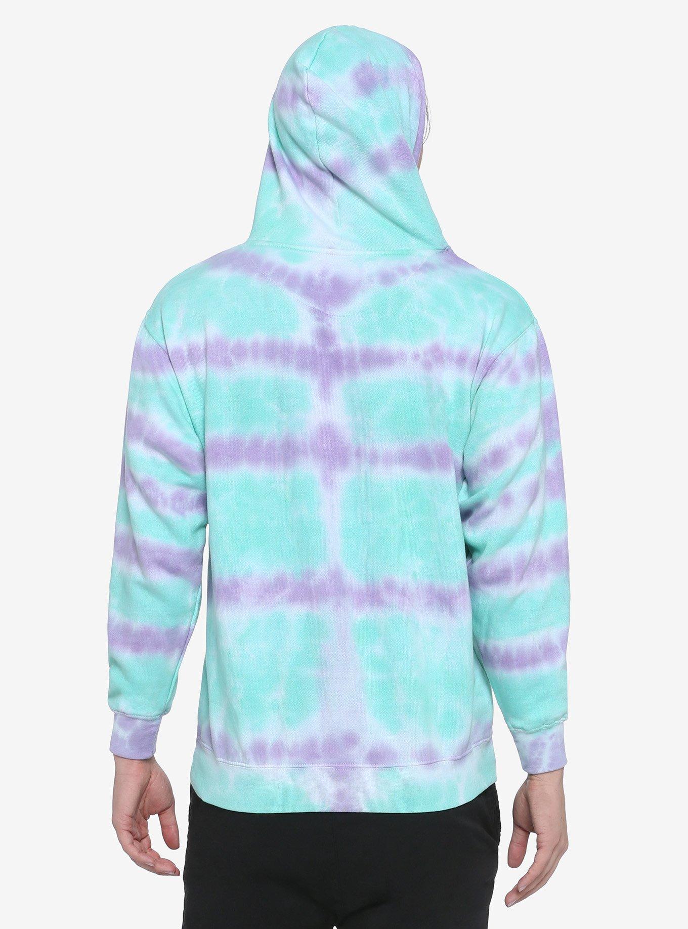 The Simpsons Couch Human Pyramid Tie-Dye Hoodie, MULTI, alternate