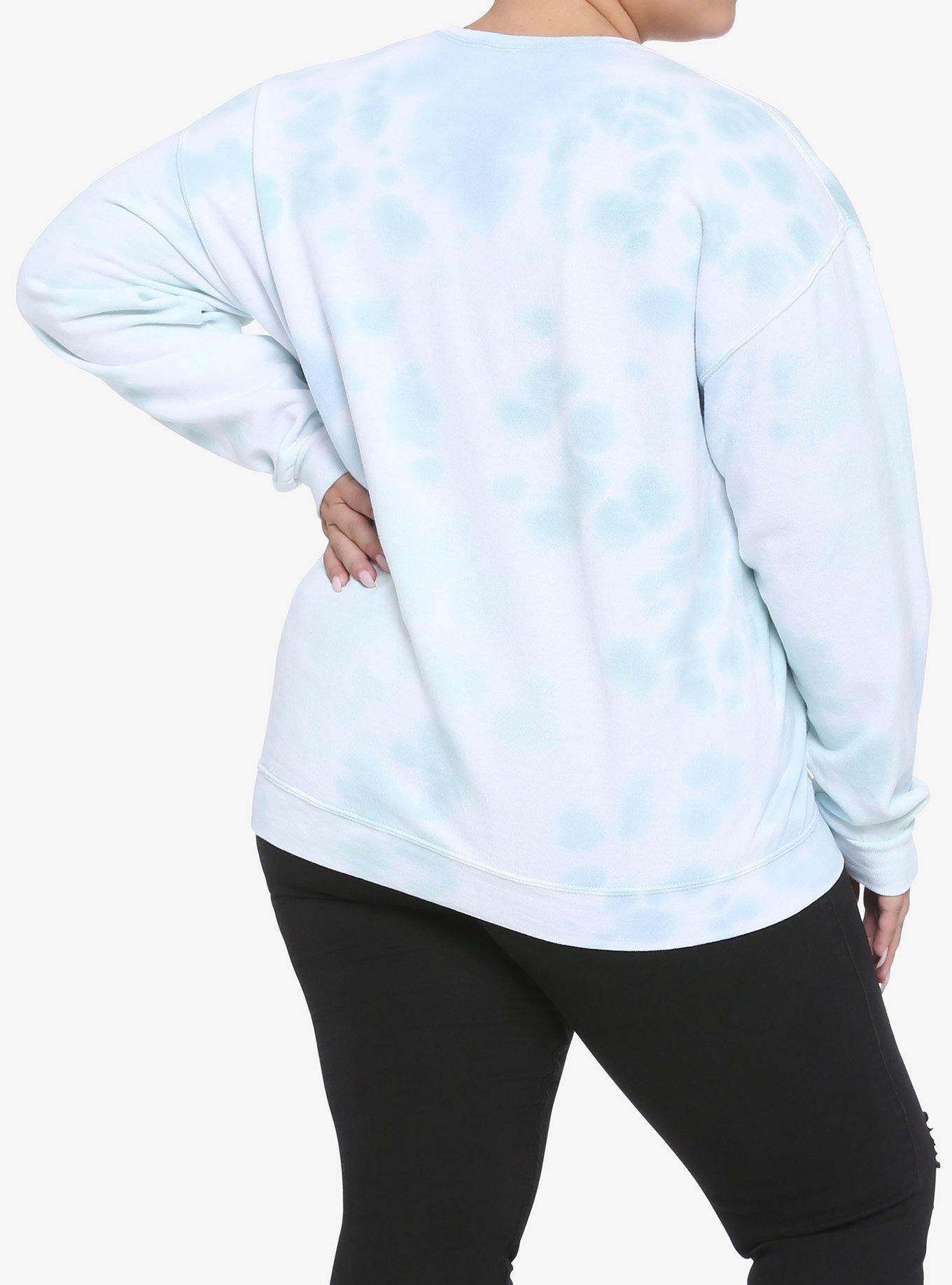 Friends Central Perk Flowers Tie-Dye Girls Sweatshirt Plus Size, MULTI, alternate