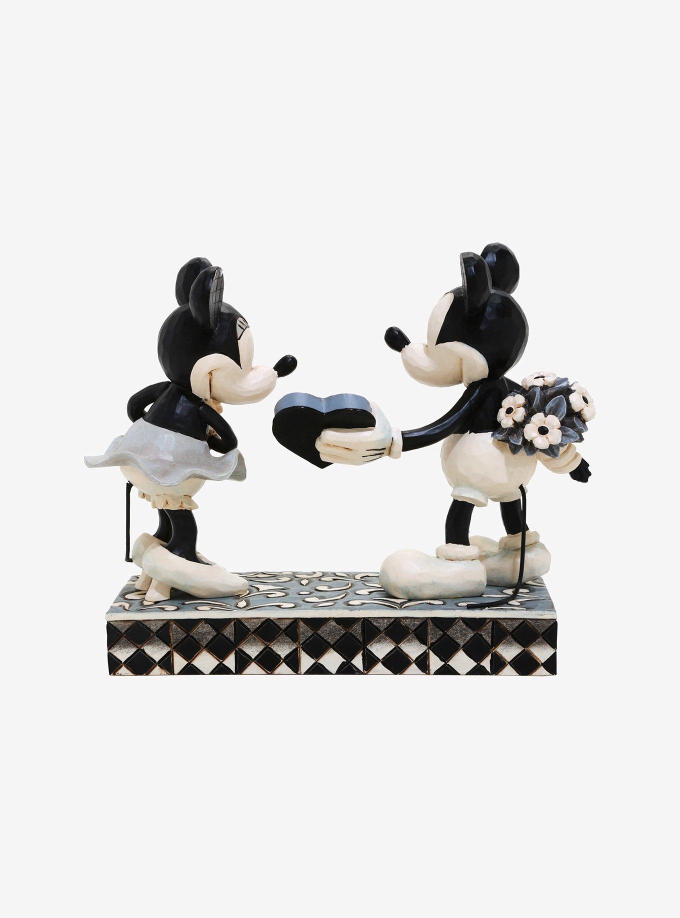 Disney Mickey Mouse & Minnie Mouse Jim Shore Real Sweetheart Figurine, , alternate