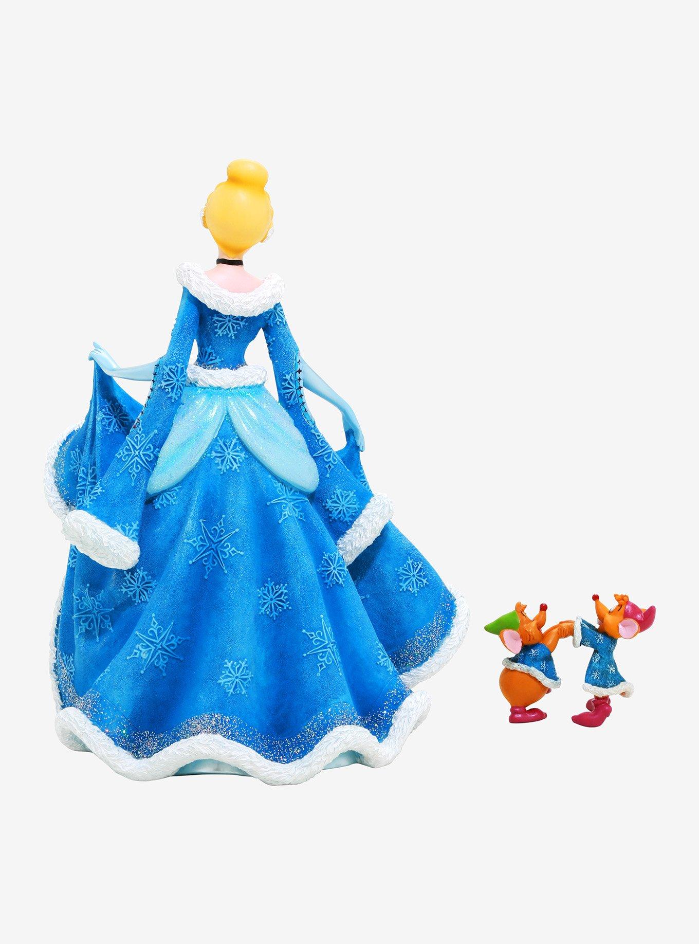 Disney Cinderella Holiday Cinderella With Jaq & Gus Gus Couture De Force Figurine, , alternate