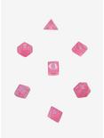 Chessex Borealis Pink With Silver Polyhedral Dice Set, , alternate